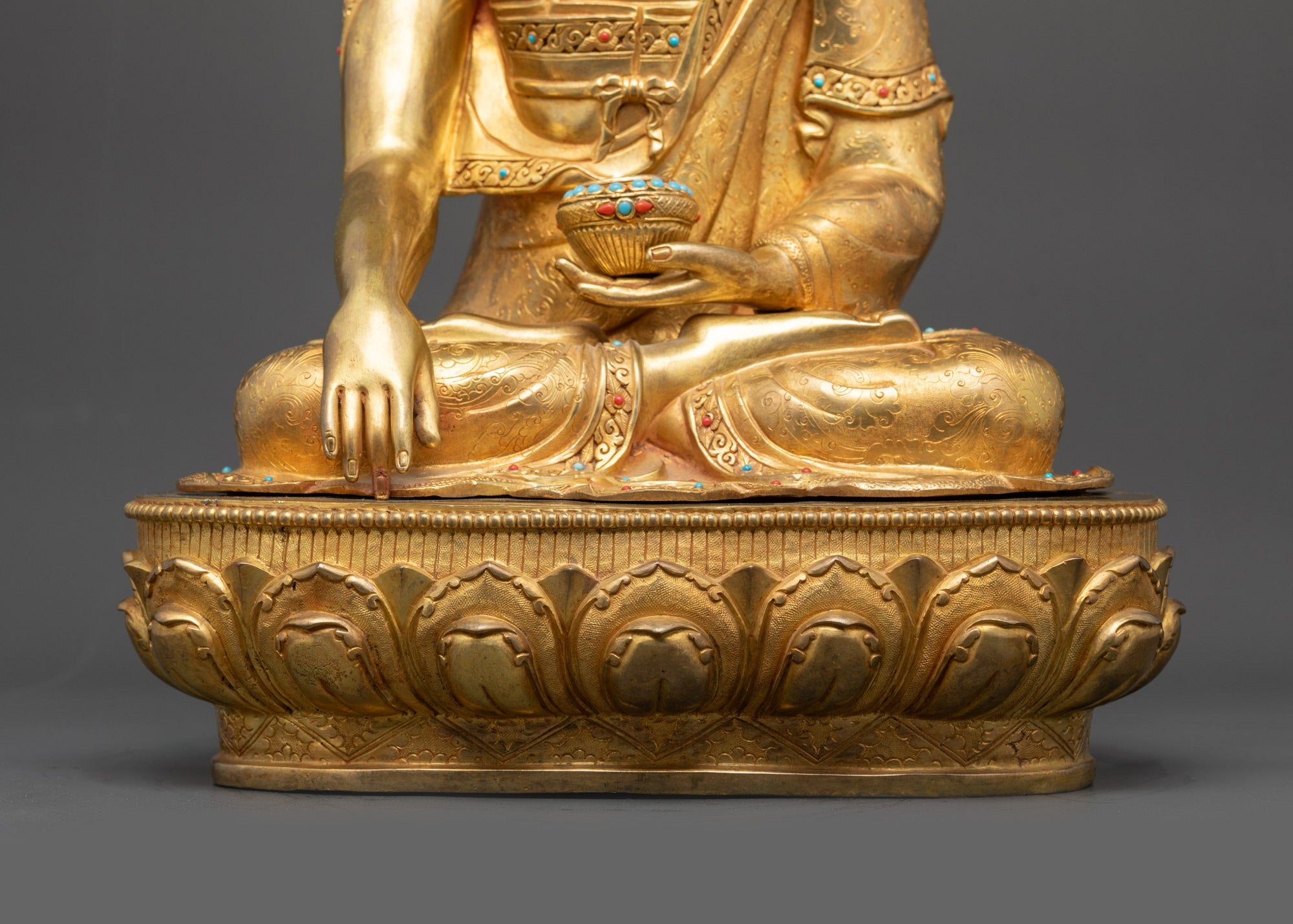 Handmade Historical Shakyamuni Buddha Statue | Enlightened One Idol