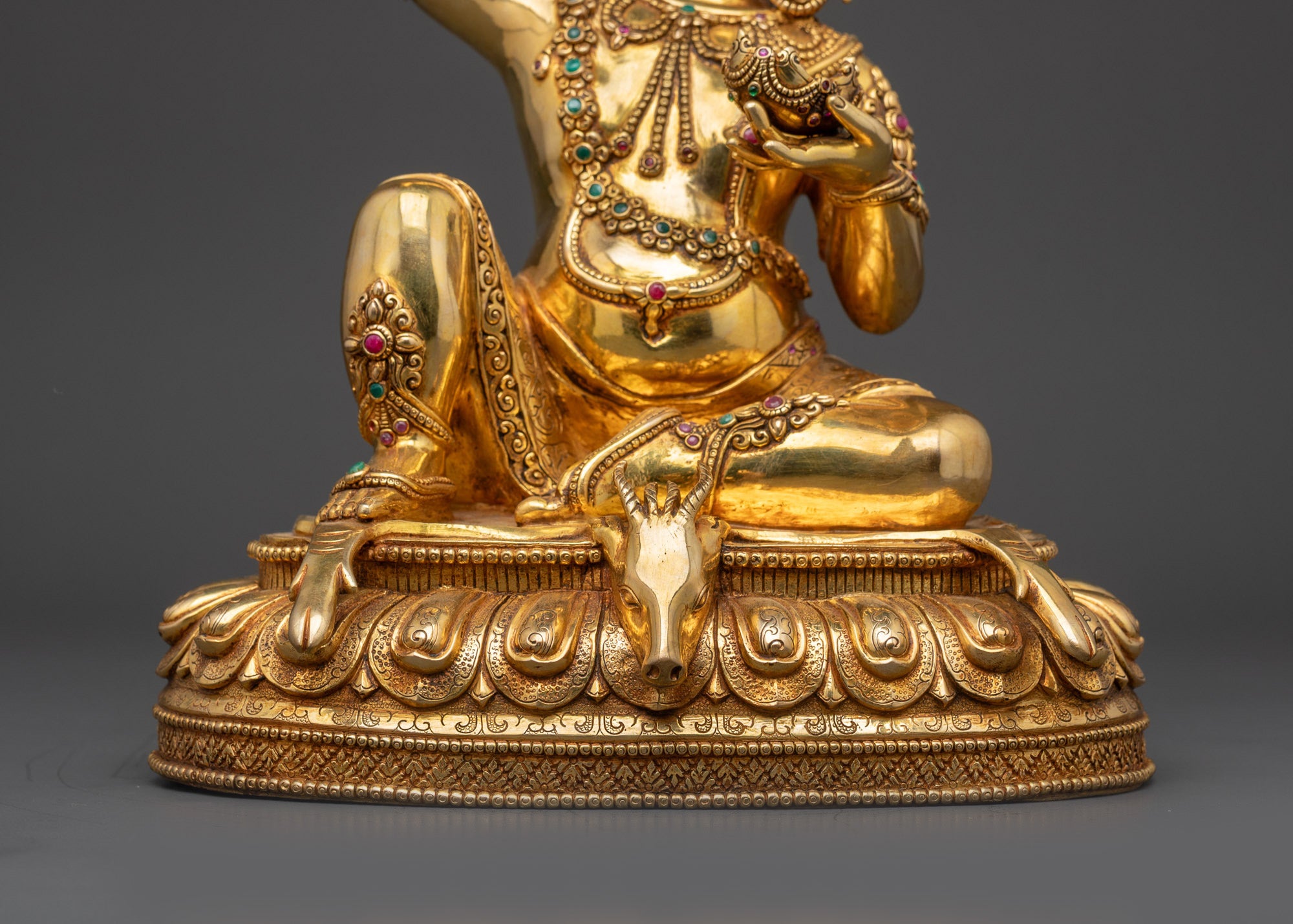 Mahasiddha Virupa Statue | Traditional Himalayan Buddhist Sage Sculpture