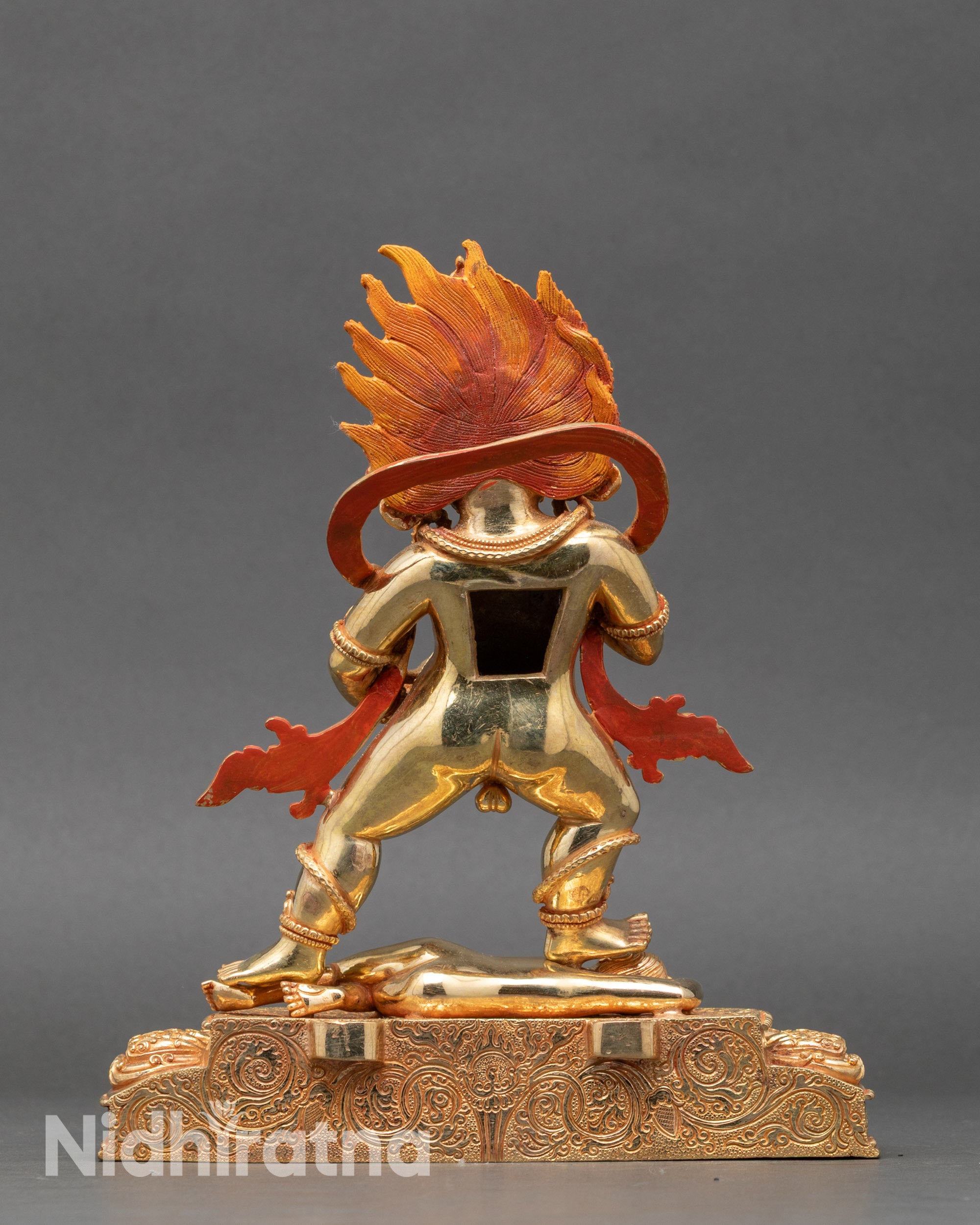 Black Dzambhala Statue – Tibetan Deity of Protection & Abundance