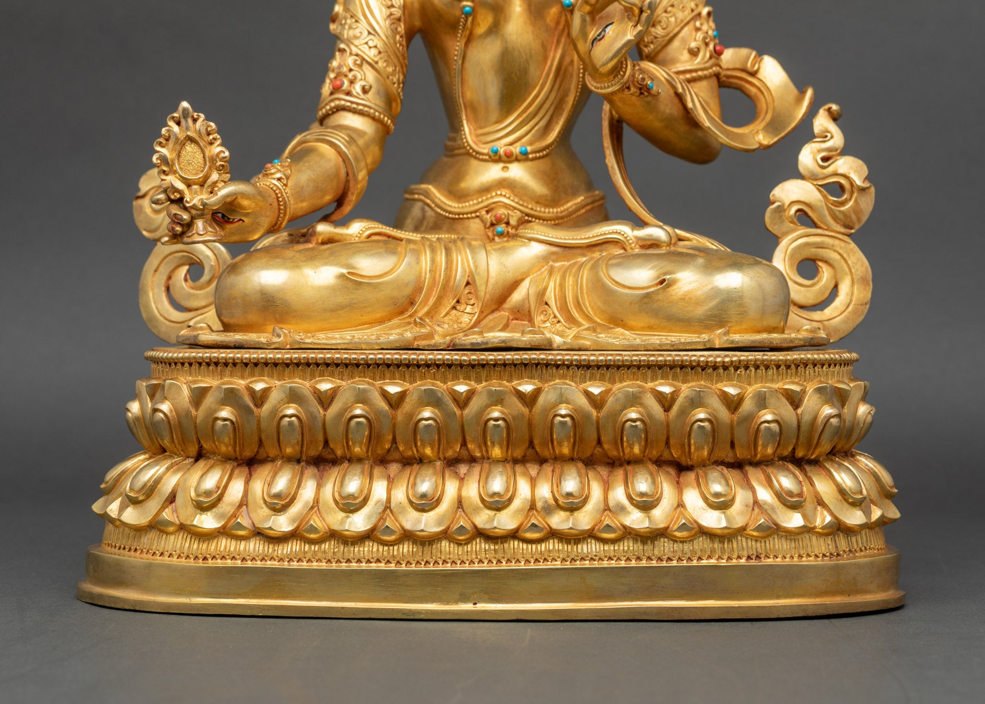 Tibetan Goddess Dukar Statue- Guardian of Negative Forces