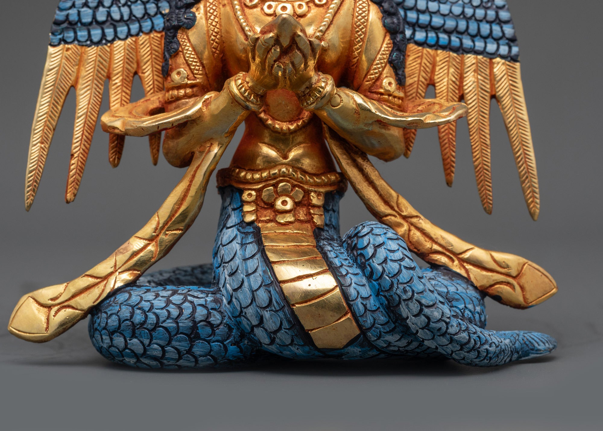 Exquisite Naga Kanya Sculpture | Spiritual Serpent Goddess Figurine