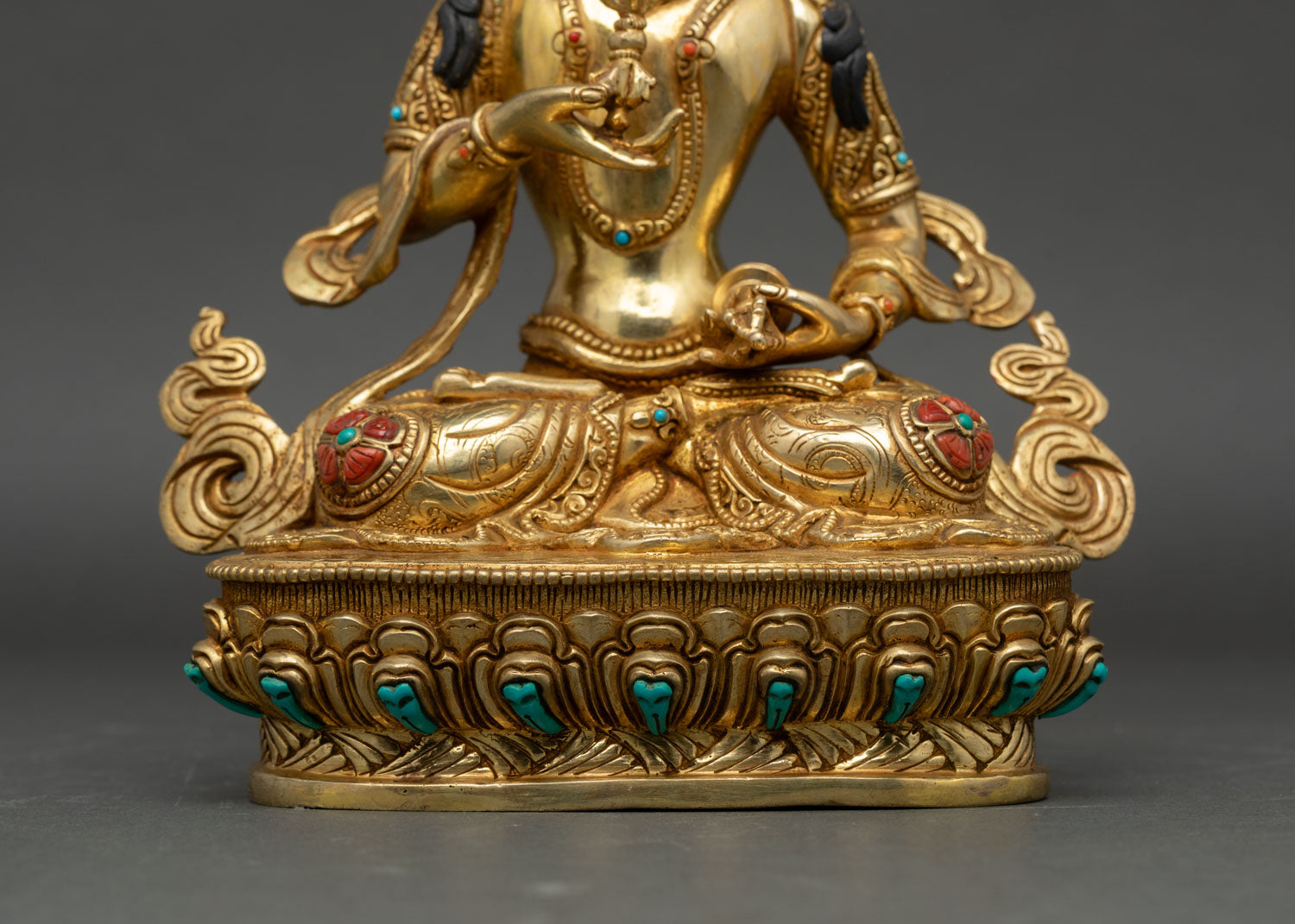 Buddhist Dorje Sempa Sculpture - Handcrafted in Nepal