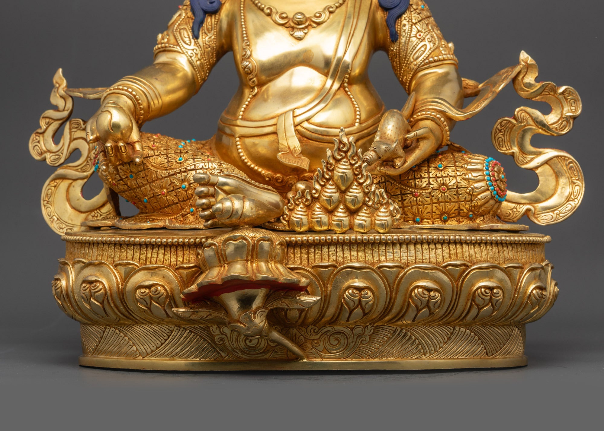 Handcrafted Premium Dzambhala Statue | Prosperity and Fortune Sculpture