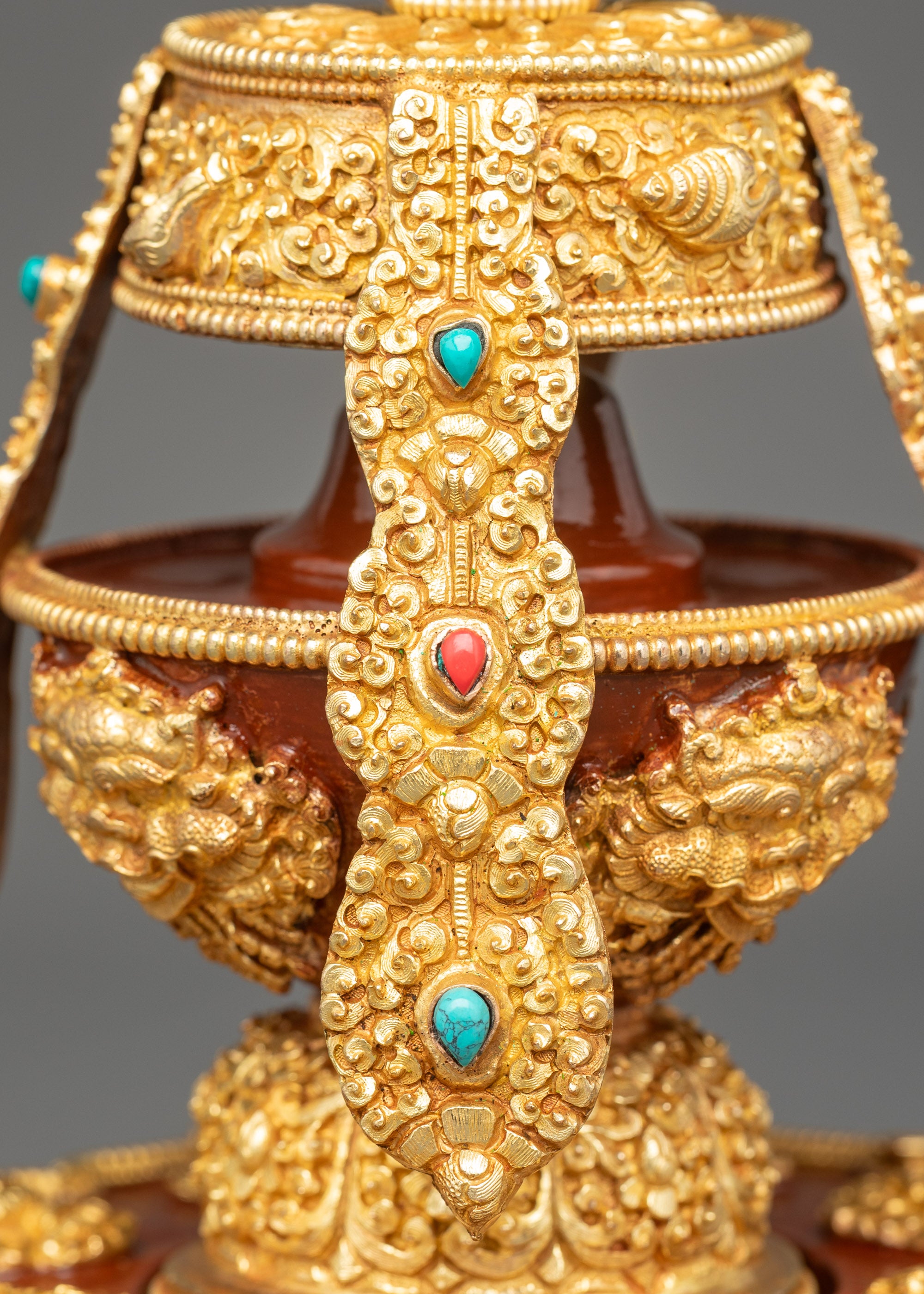 Buddhist Che Bhumba Vase | Handmade Tibetan Kalasha for Altar Rituals