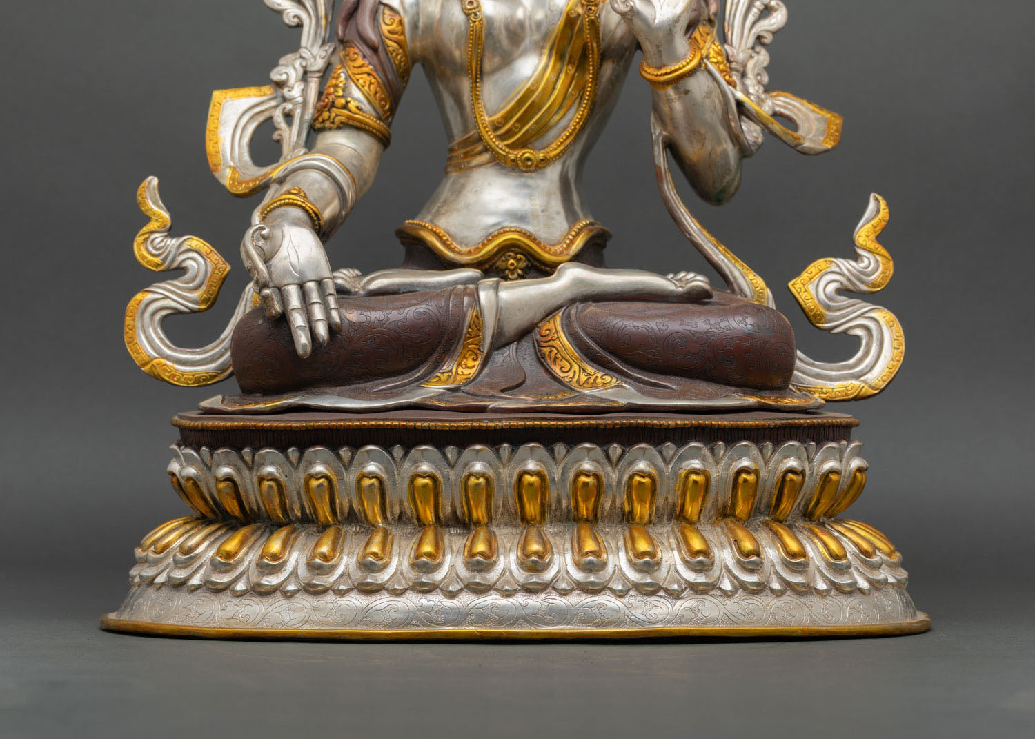 Handcrafted White Tara Statue – Goddess of Longevity & Peace