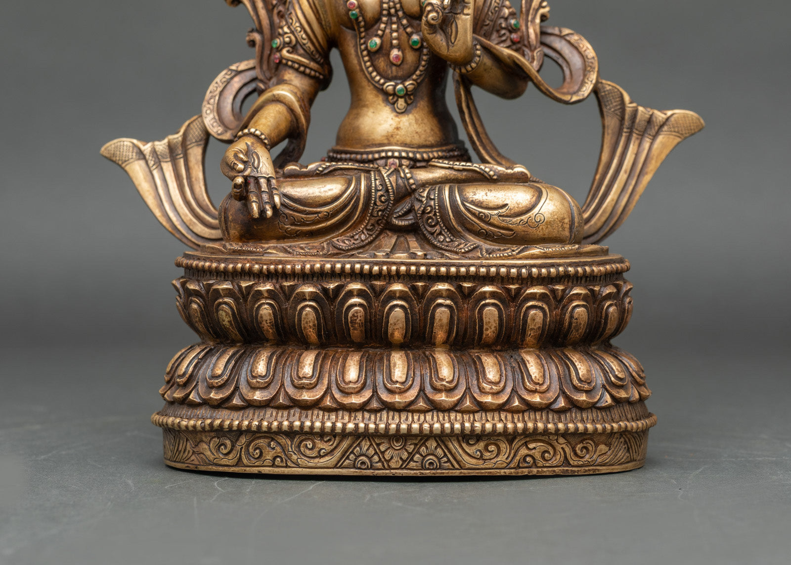 White Tara Statue | Buddhist Goddess Figurine for Peace & Healing