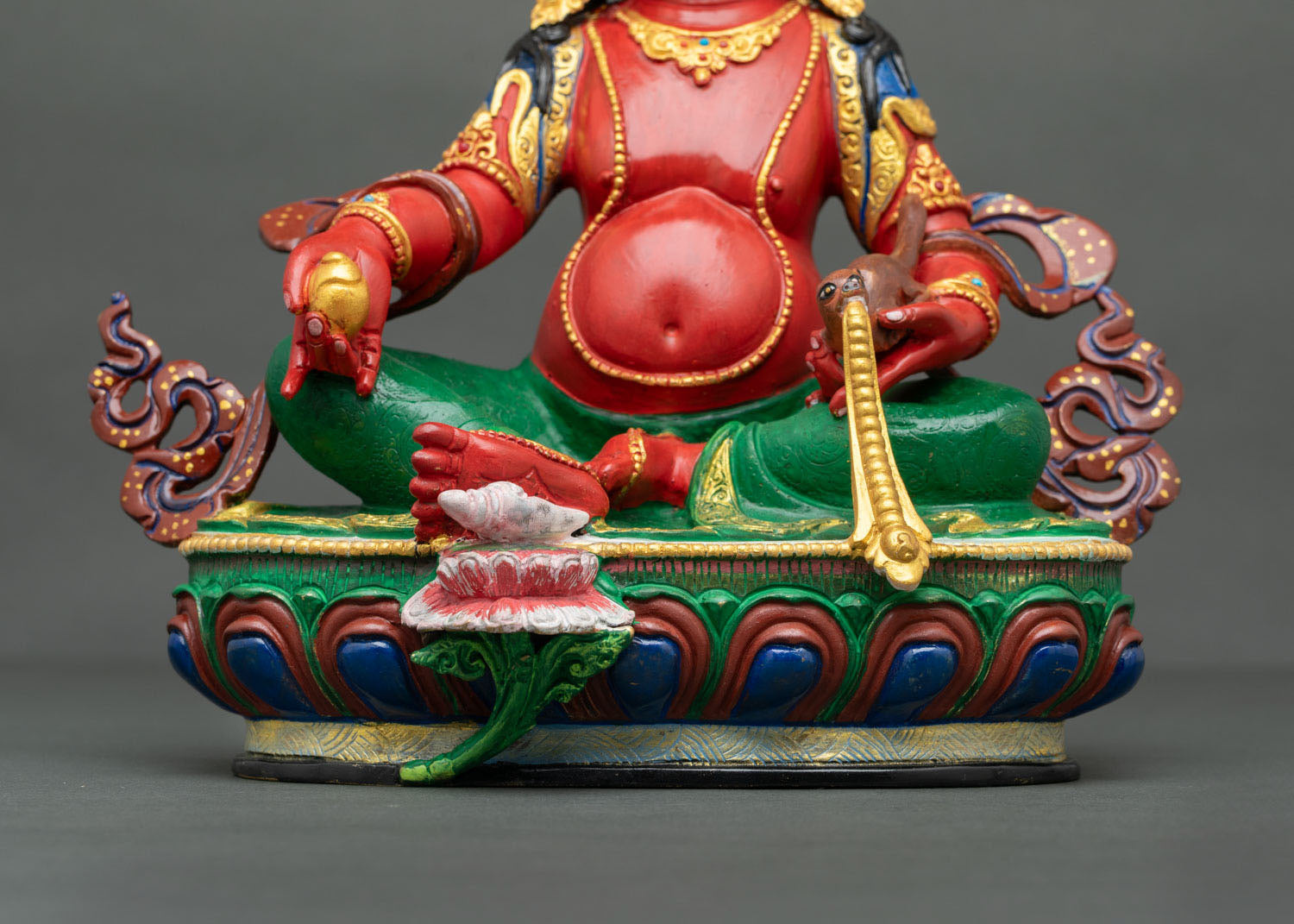Handcrafted Dzambhala Statue – Buddhist God of Wealth