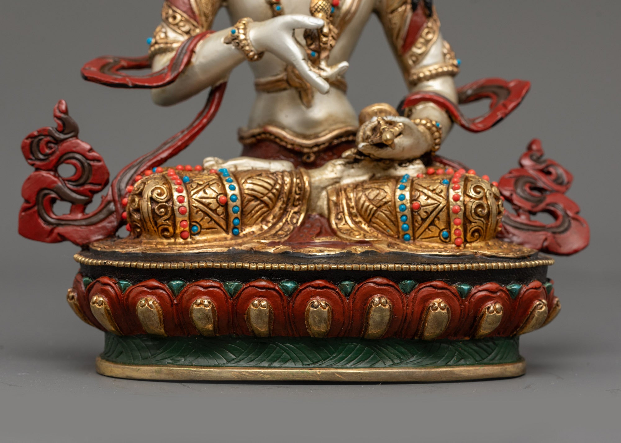Handmade Vajrasattva Statue | Tibetan Buddhist Protector Sculpture