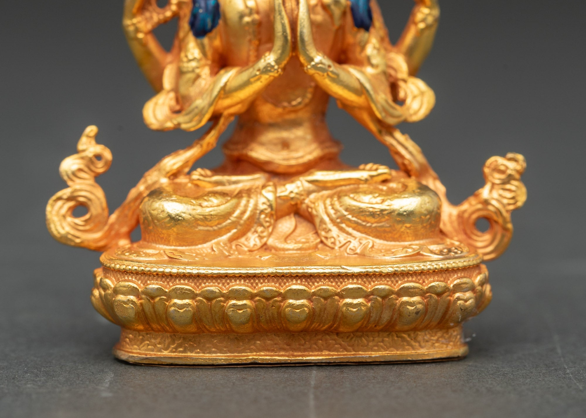 Chenrezig Statue from Nepal | Sacred Tibetan Buddhist Figurine