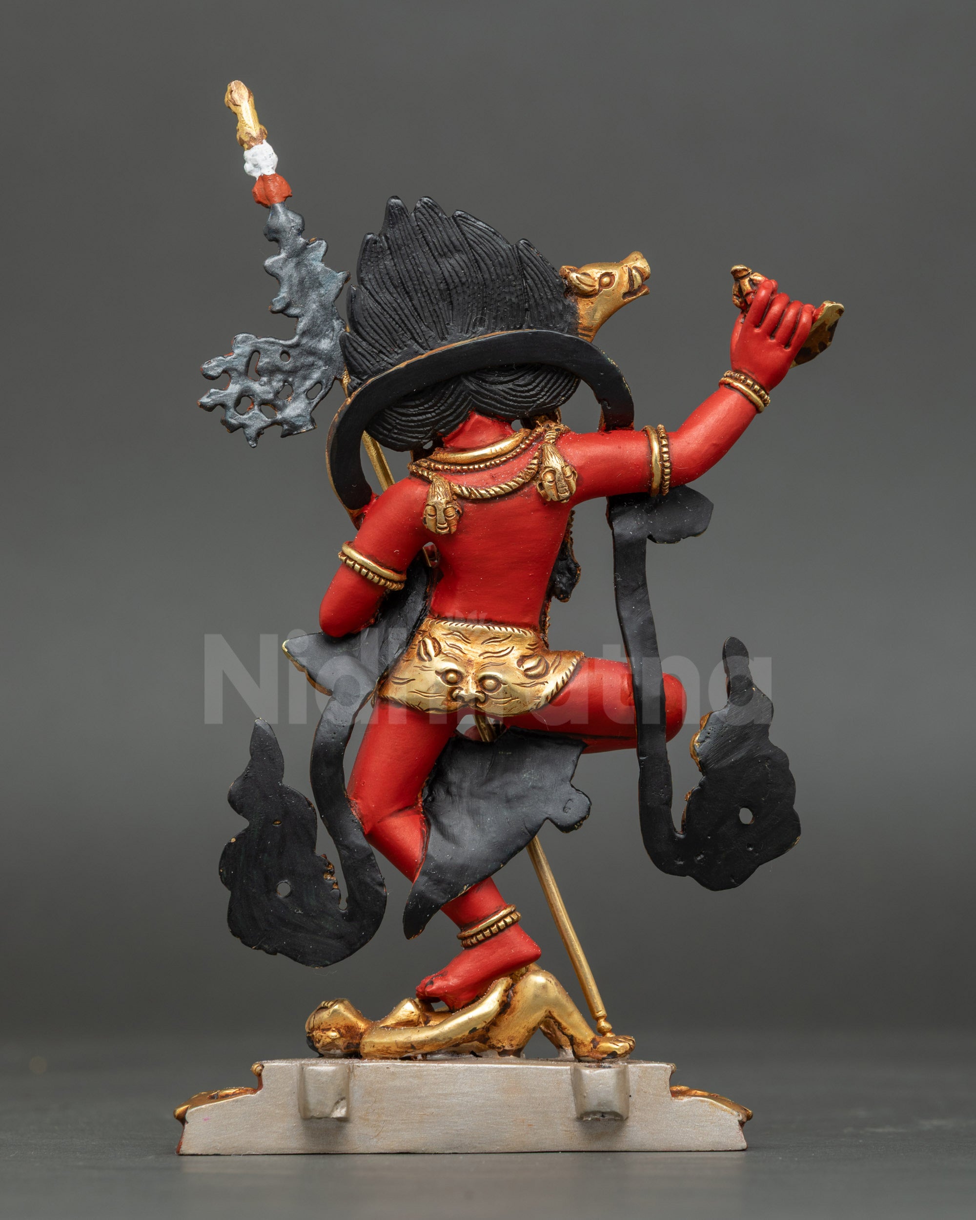 Fierce Standing Vajravarahi Statue | Traditional Buddhist Sculpture