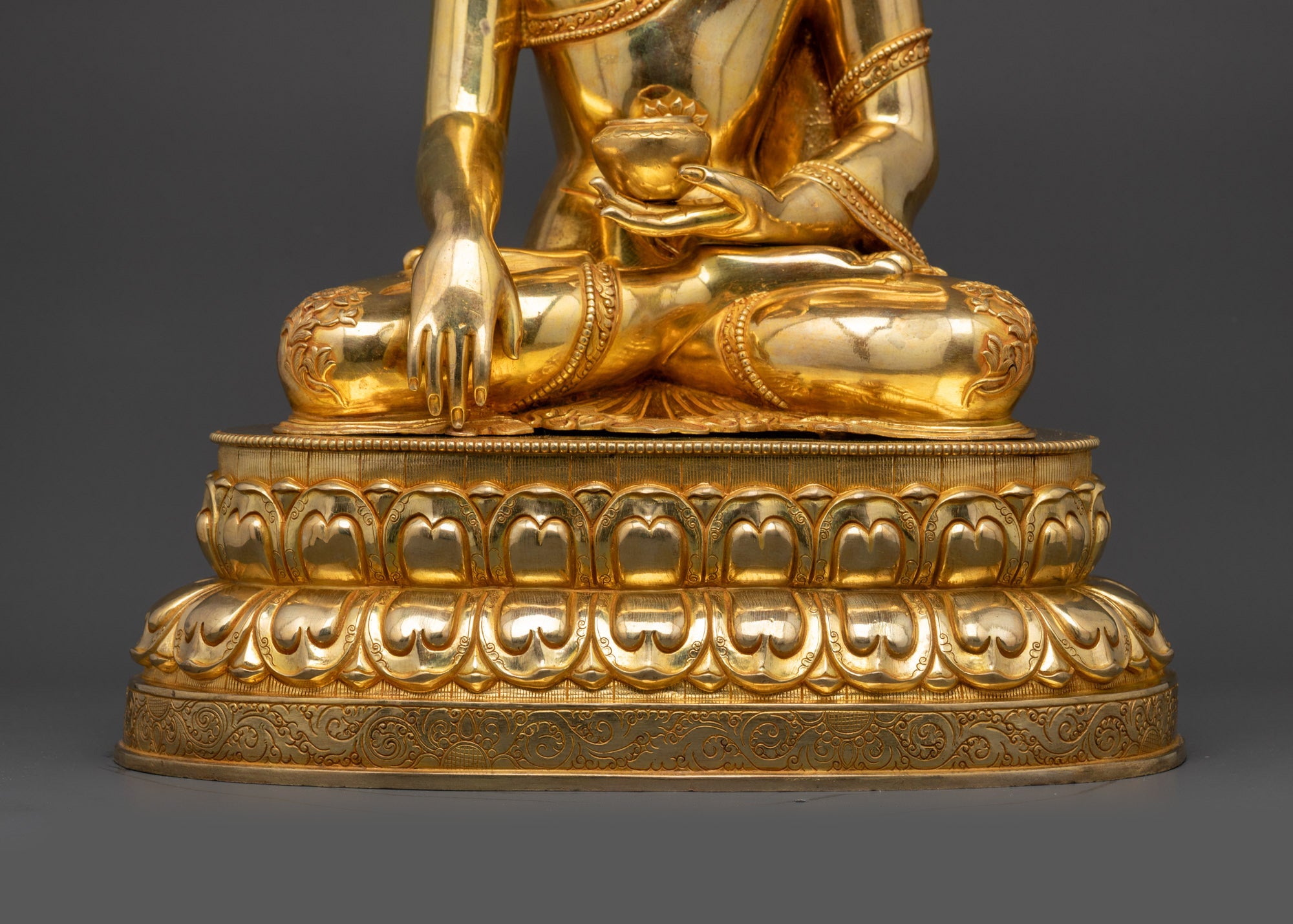 Handmade Shakyamuni Buddha Statue | Sacred Awakened One Figurine