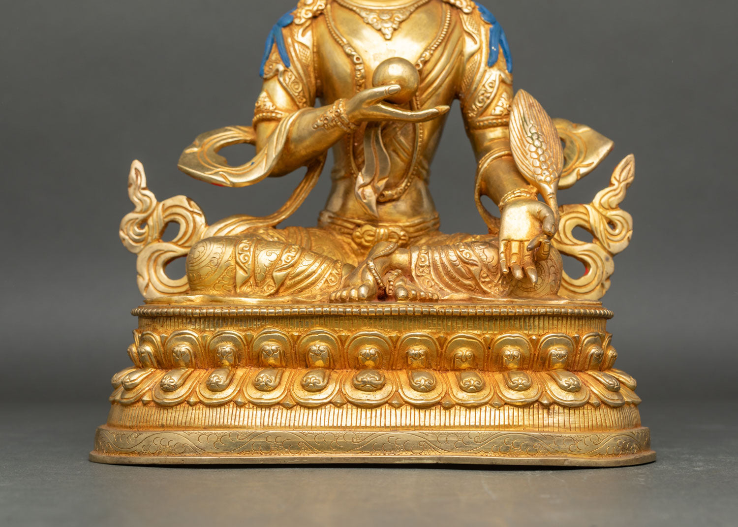 Kshitigarbha Statue | Traditional Nepalese Copper Art