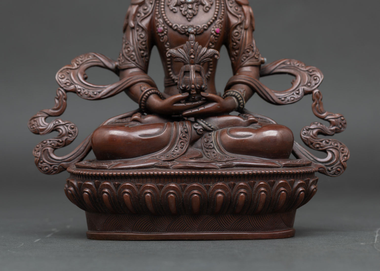 Three Long Life Deities Sculpture – Traditional Himalayan Art Set