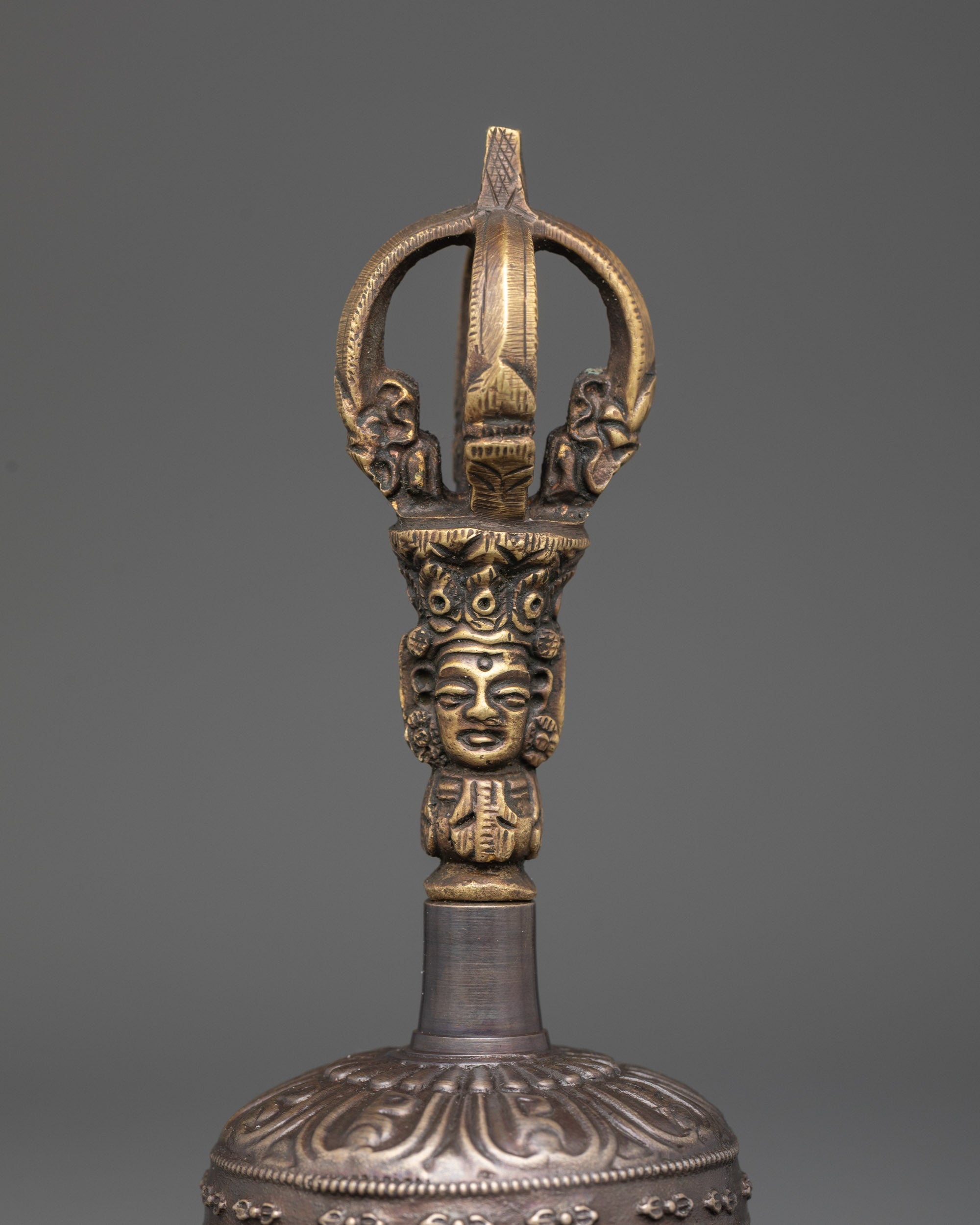 Tibetan Bell and Vajra Set | Handcrafted Ritual Tools for Meditation