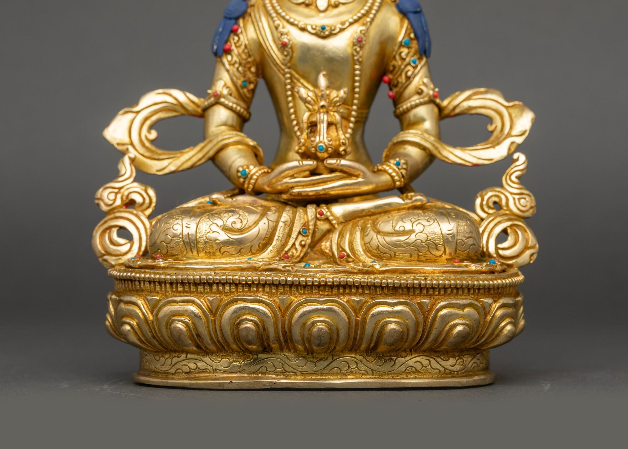 Blessed Amitayus Statue | Nepalese Buddhist Longevity Art