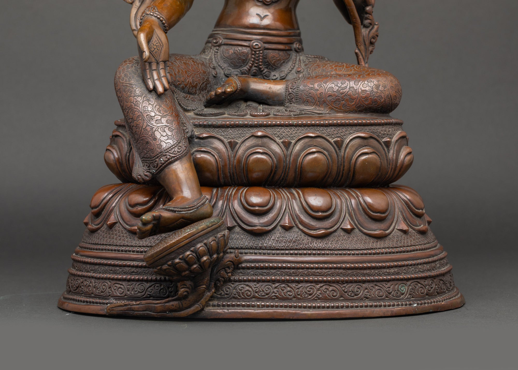 Handcrafted Green Tara Idol | Meditation and Spiritual Blessings