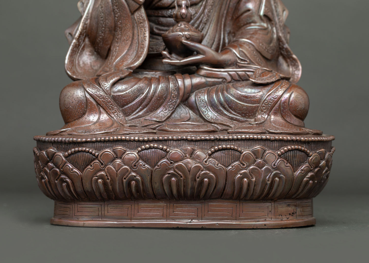 Oxidized Copper Tsokye Dorje Statue | Buddhist Tantric Deity