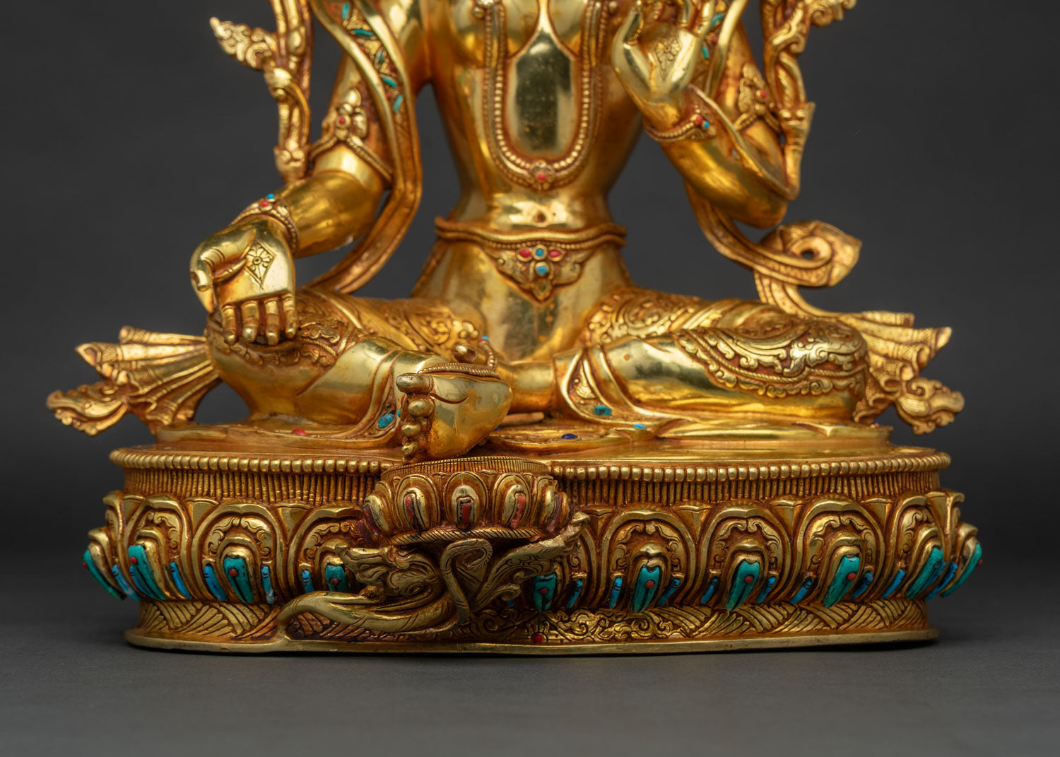 Meditational Green Tara Statue | Lovingly Handcrafted in Nepal