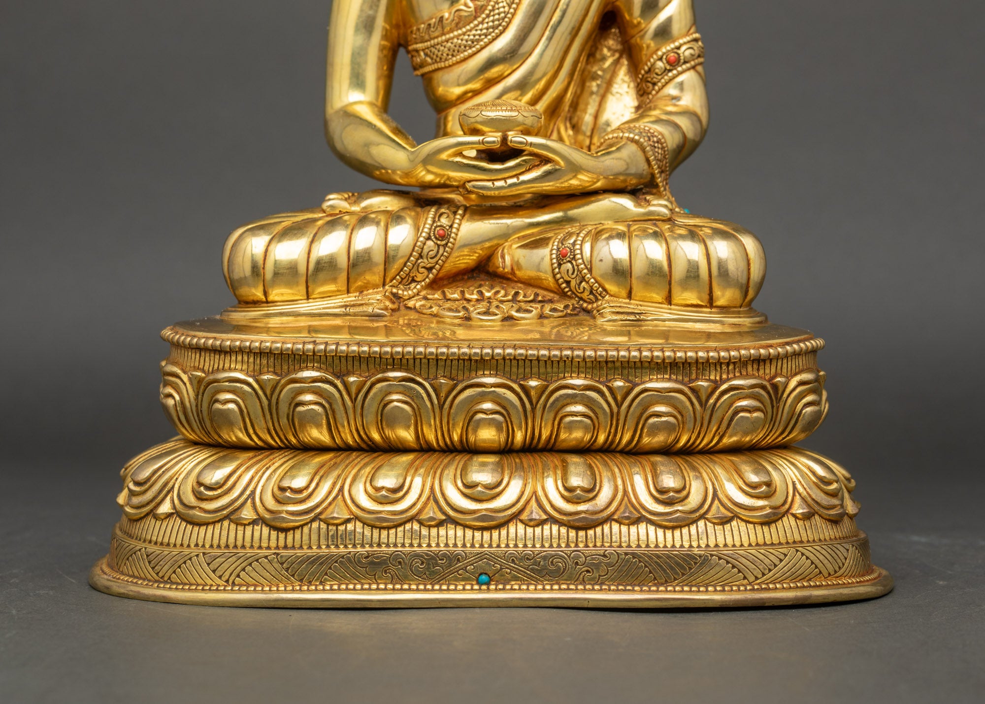 Nepalese Amitabha Buddha Sculpture | Pure Land Meditation Icon
