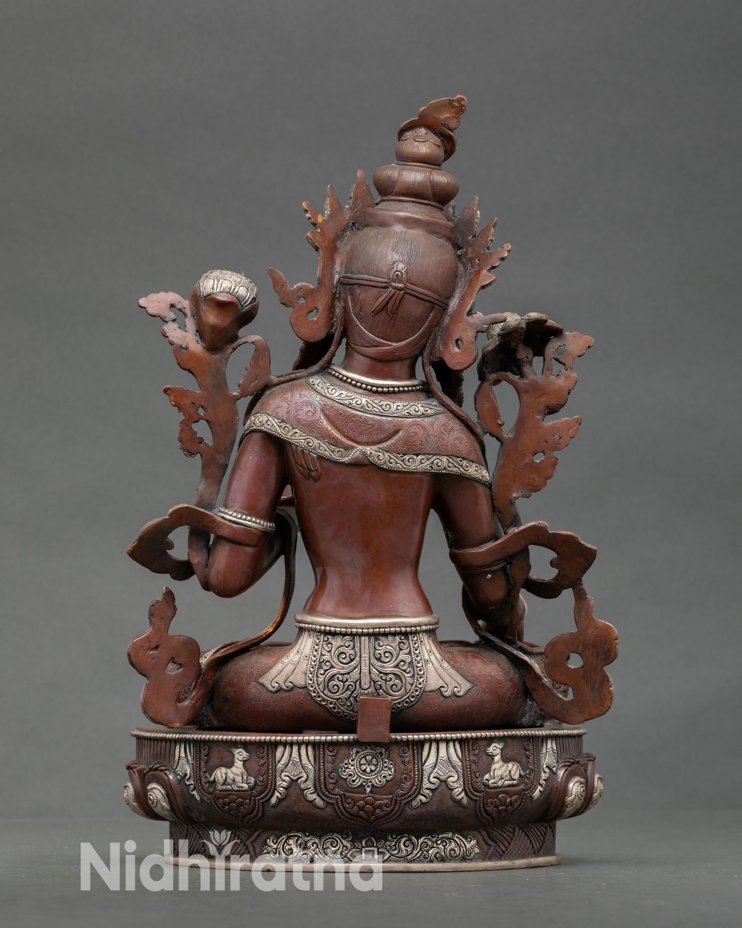 White Tara Statue – Handmade Copper Art from Nepal