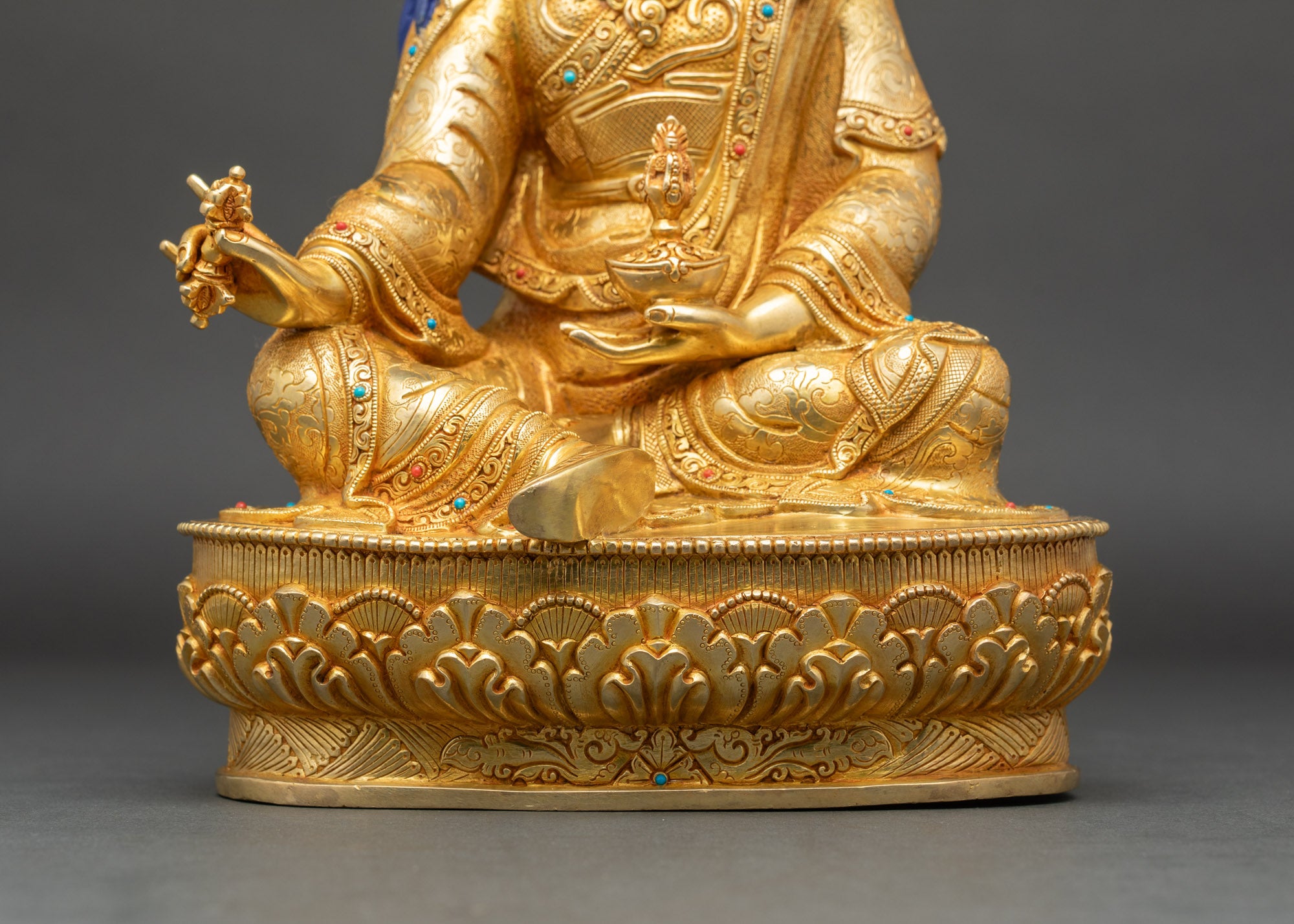 Guru Rinpoche Statue | Handicrafted Vajrayana Buddhist Sculpture