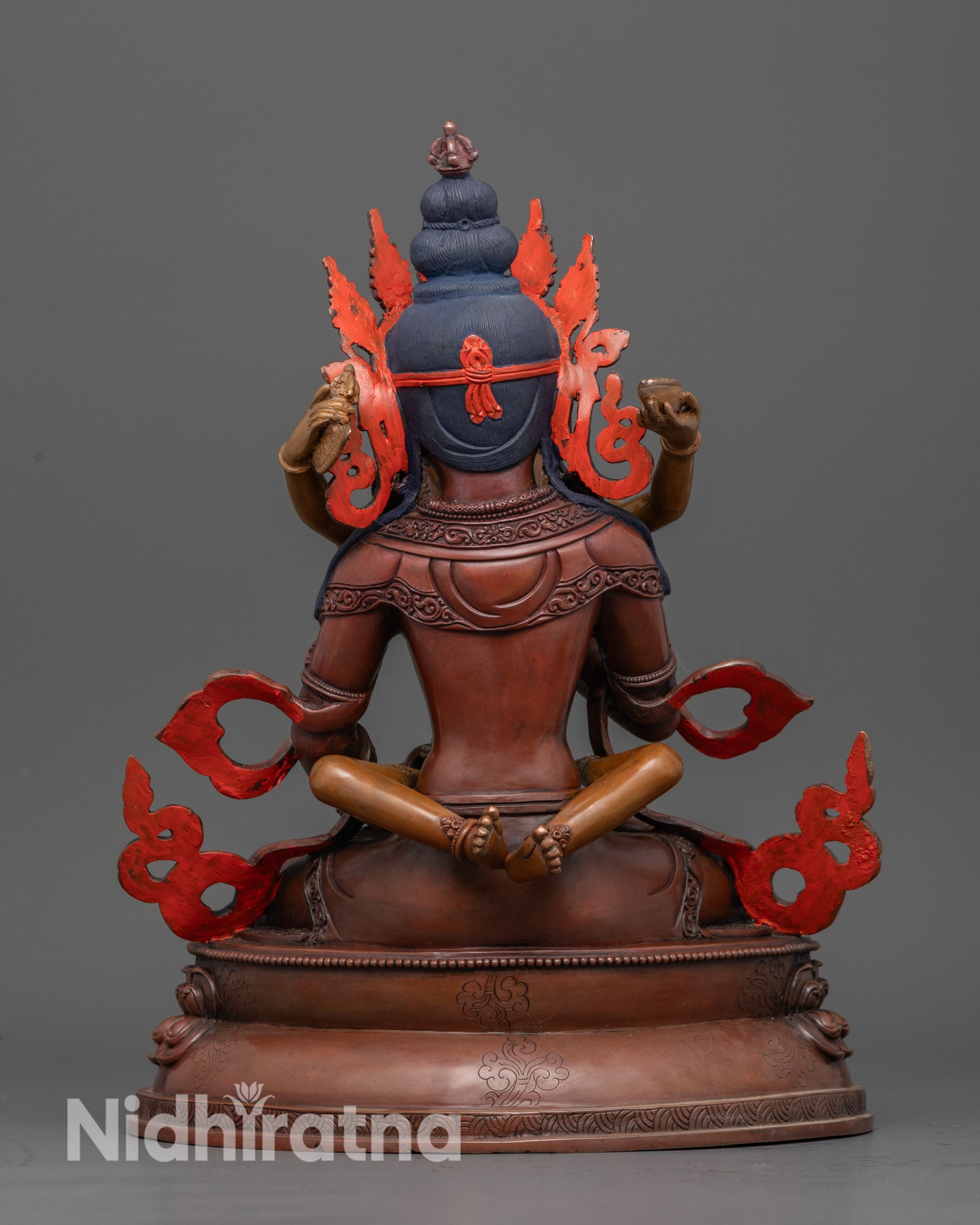 Purification and Unity with a Vajrasattva and Consort Statue
