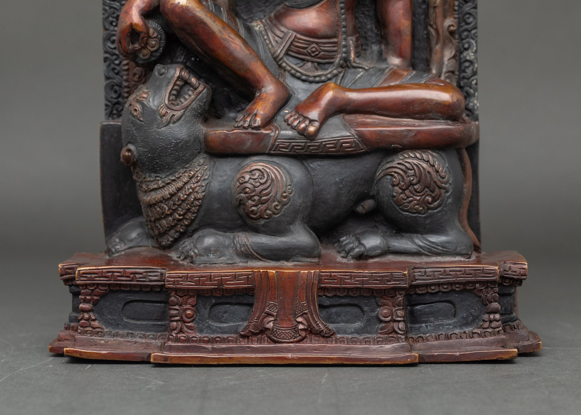 Lokeshwor Copper Statue | Oxidized Antique Finish Figurine