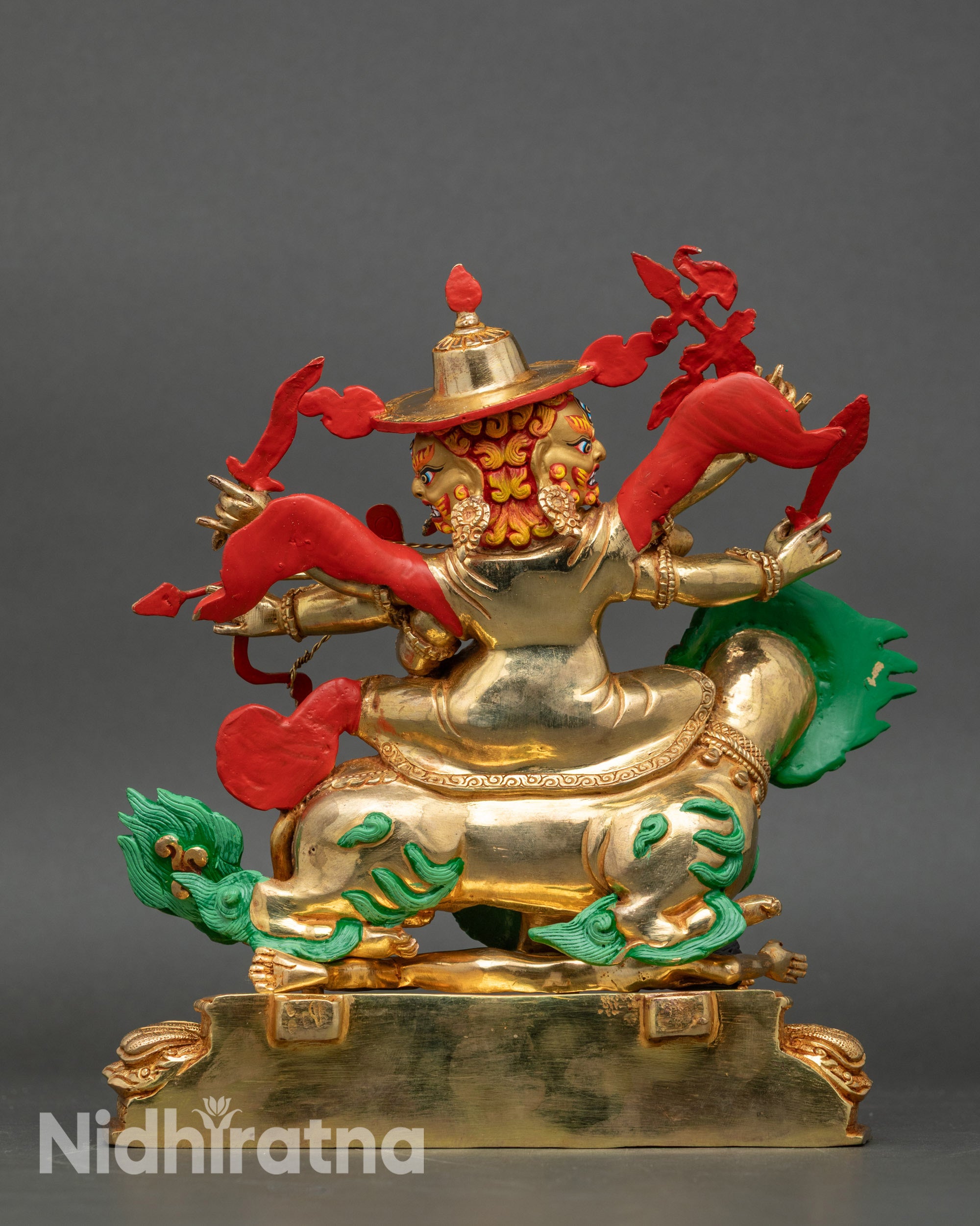 Wrathful Pehar Gyalpo Statue | Tibetan Buddhist Dharma Protector