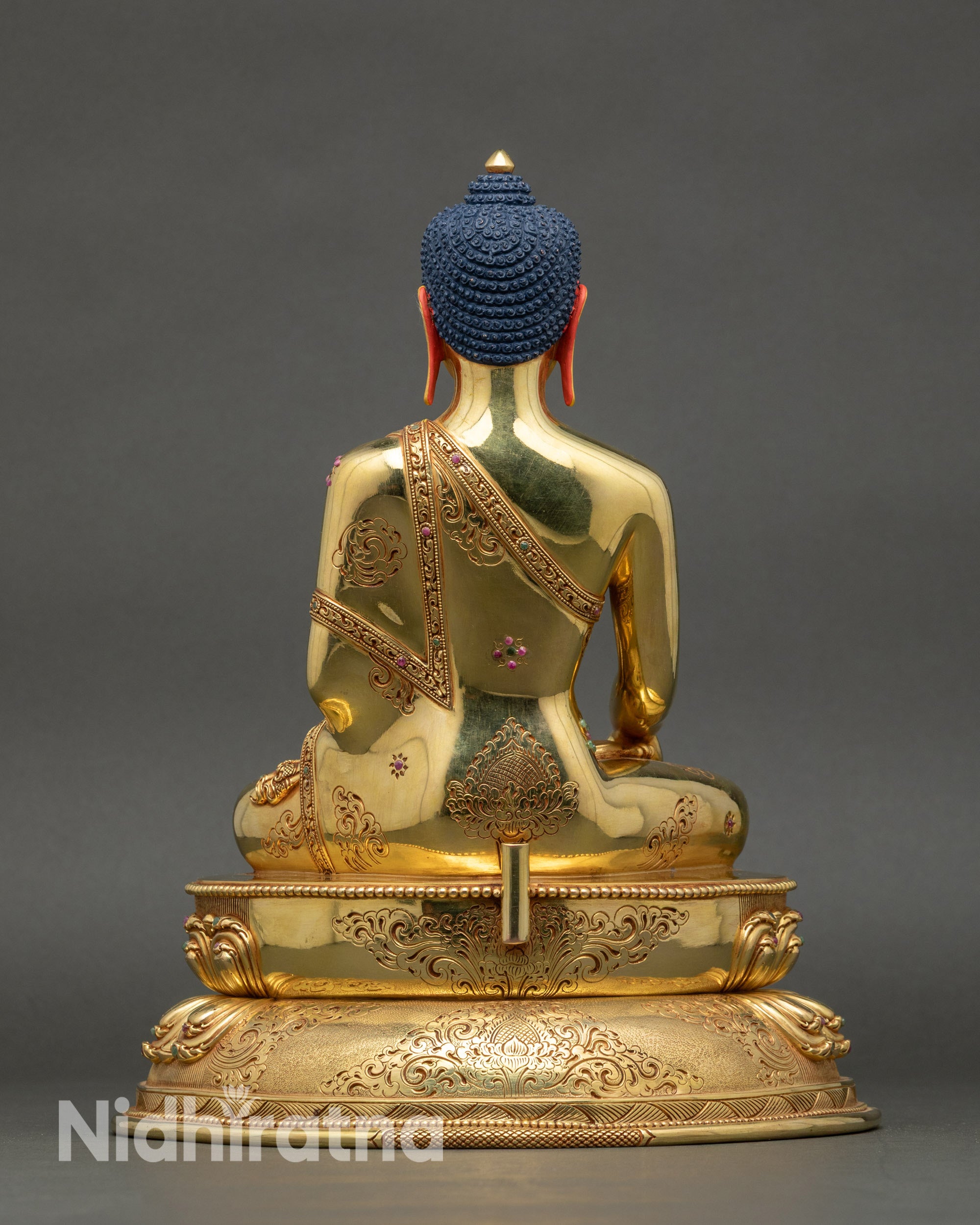 Enlightened Buddha Statue | Traditional Buddhist Art from Nepal