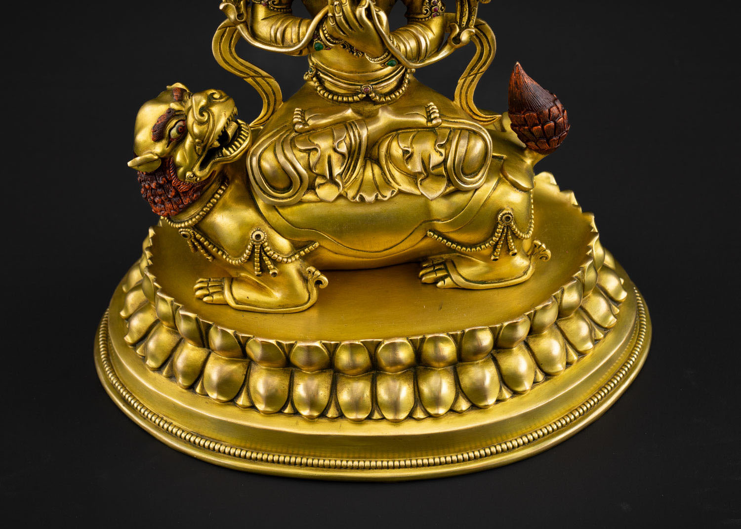 Simhanada Manjushri Statue | Prestigious Buddhist Sculpture