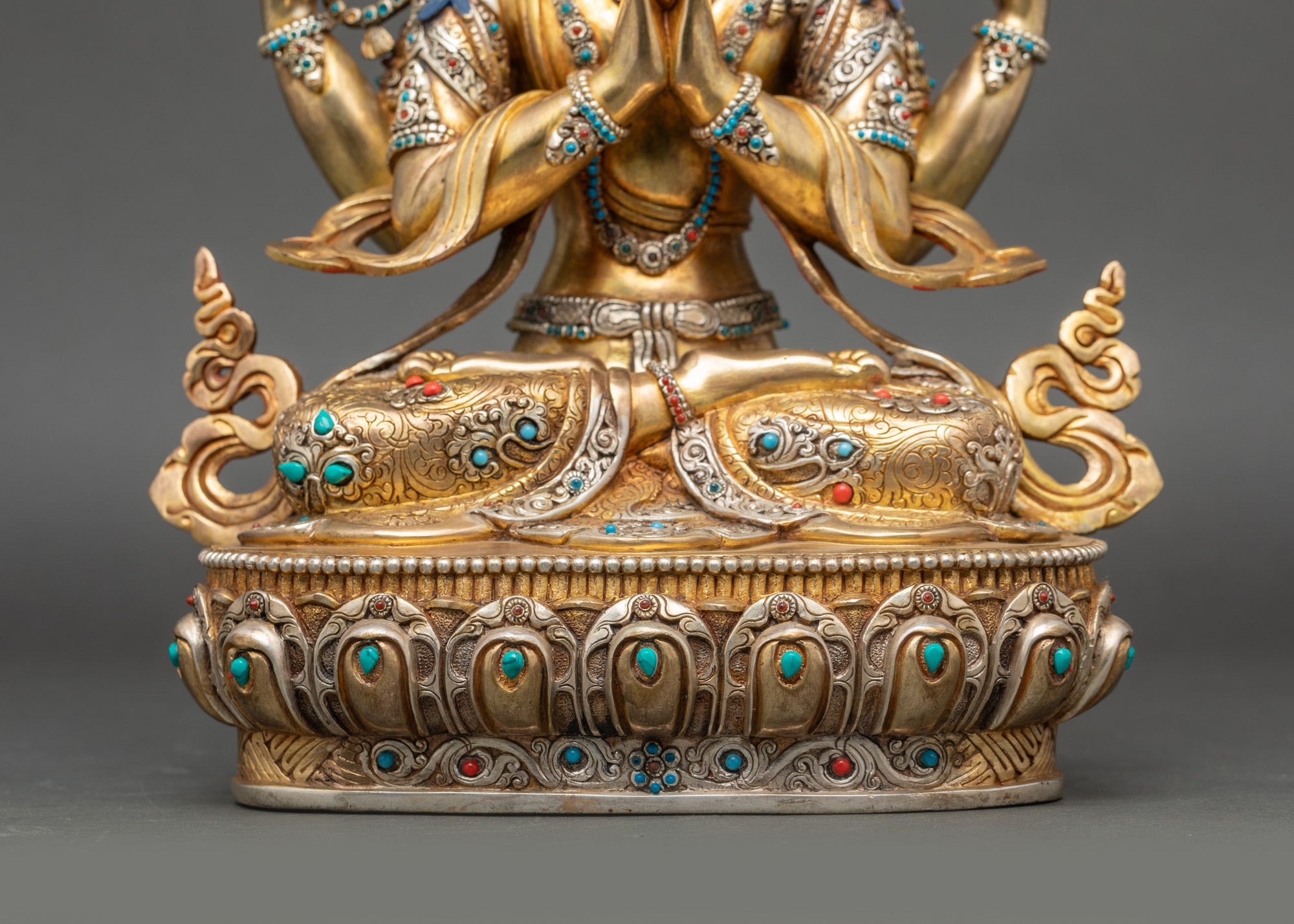 Chenrezig Statue | Sacred Himalayan Buddhist Figurine for Altars