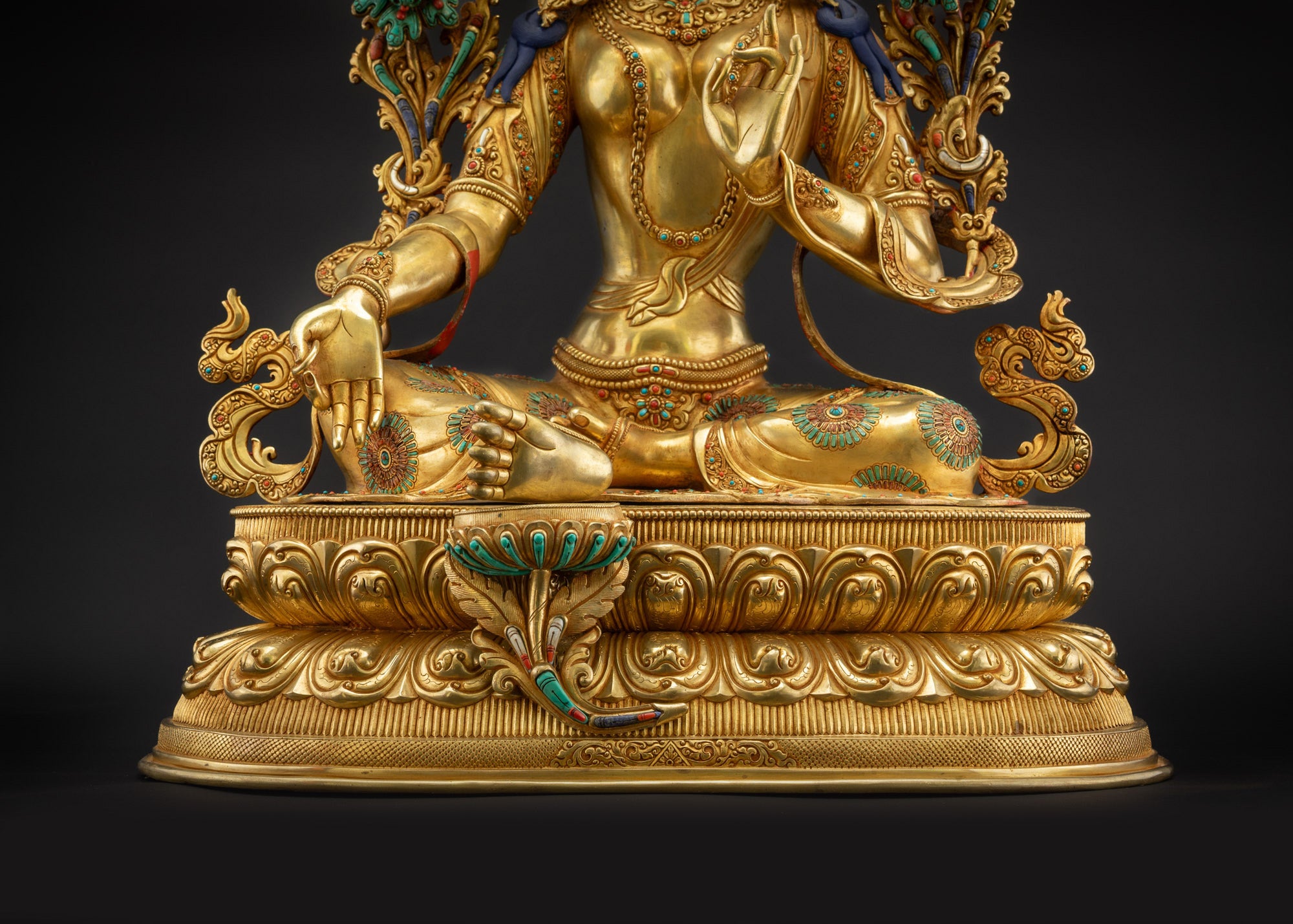 Green Tara Statue