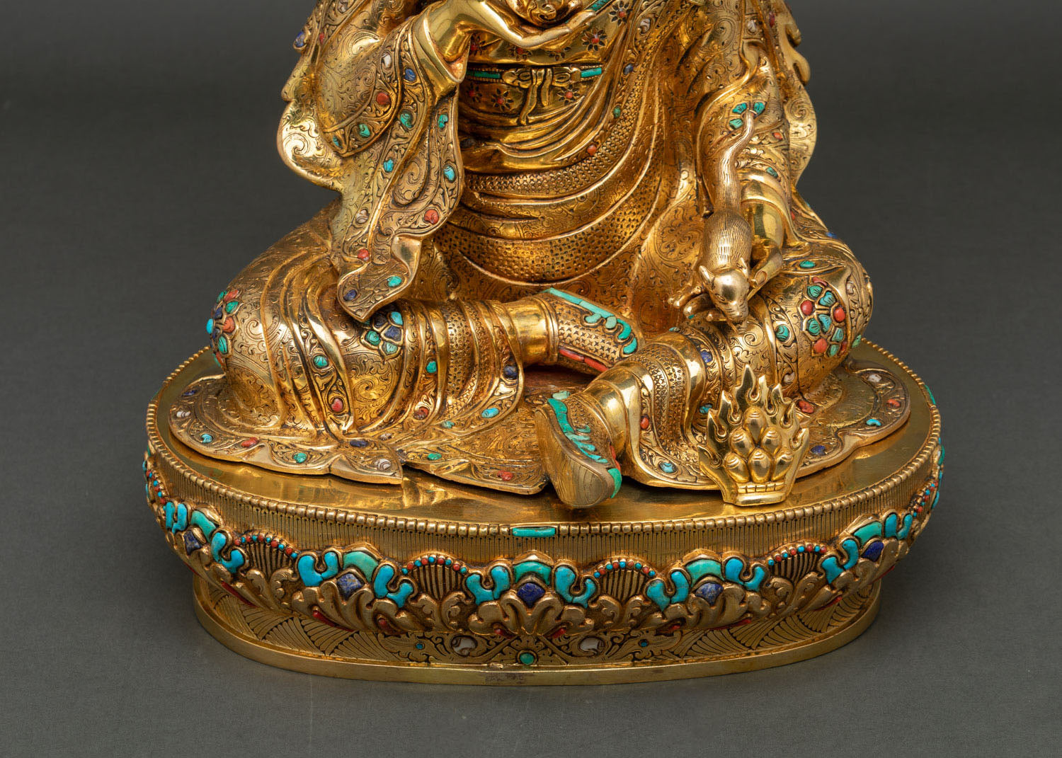 Guru Orgyen Norla Statue | Buddhist Wealth Deity Artwork