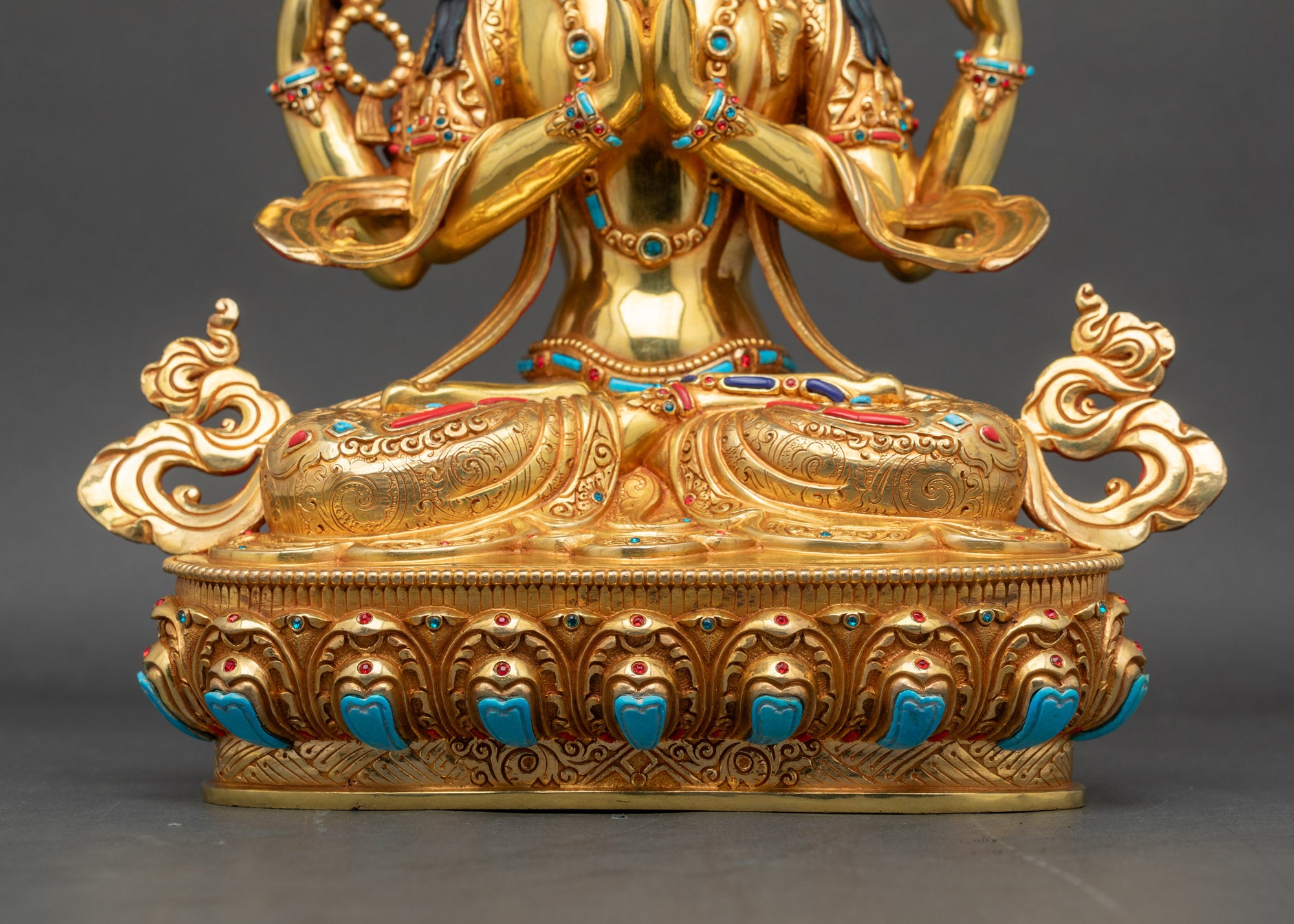 Chenrezig Sculpture for Spiritual Practice | Handcrafted Statue
