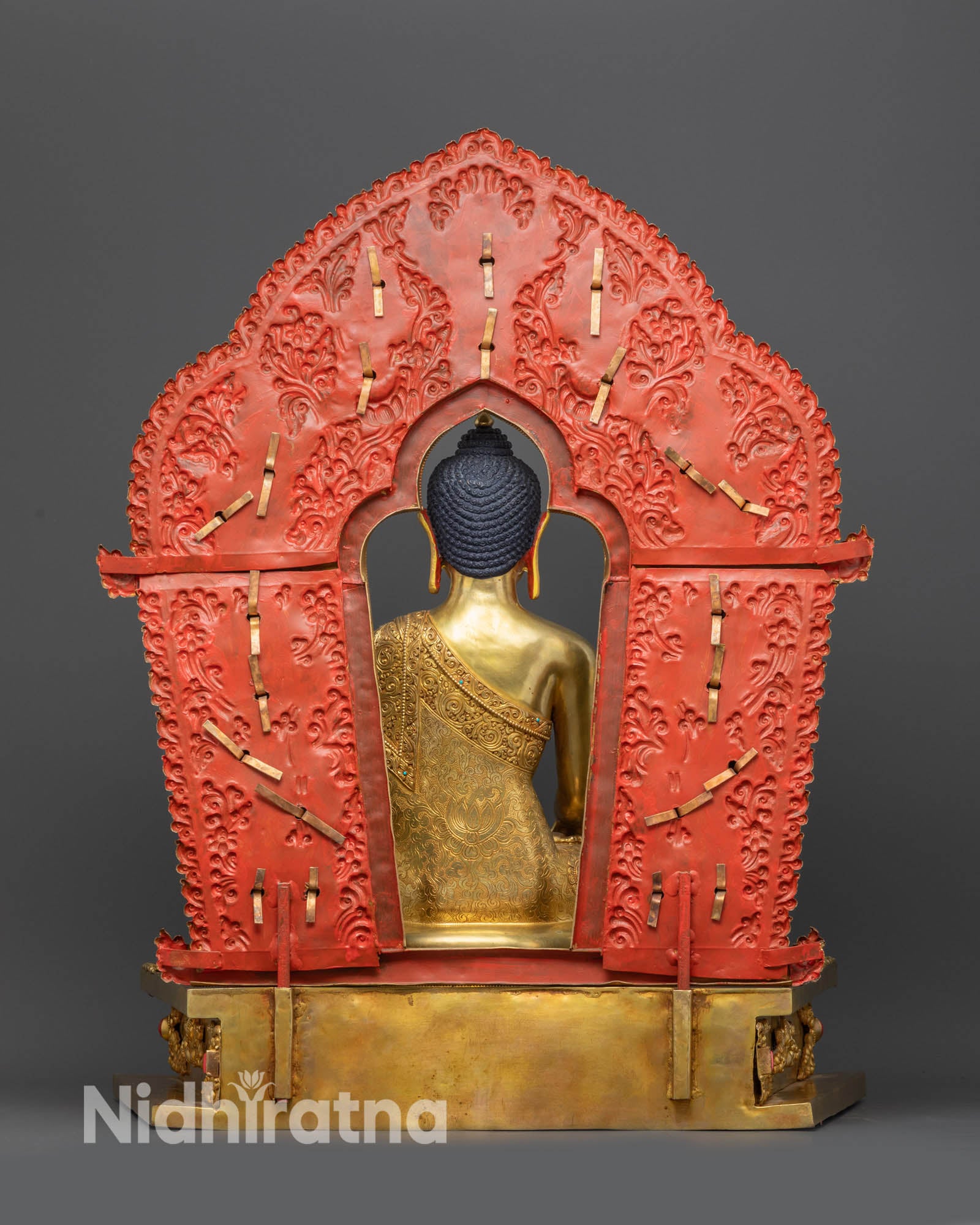 Shakyamuni Buddha Enthroned: Symbol of Enlightenment and Compassion