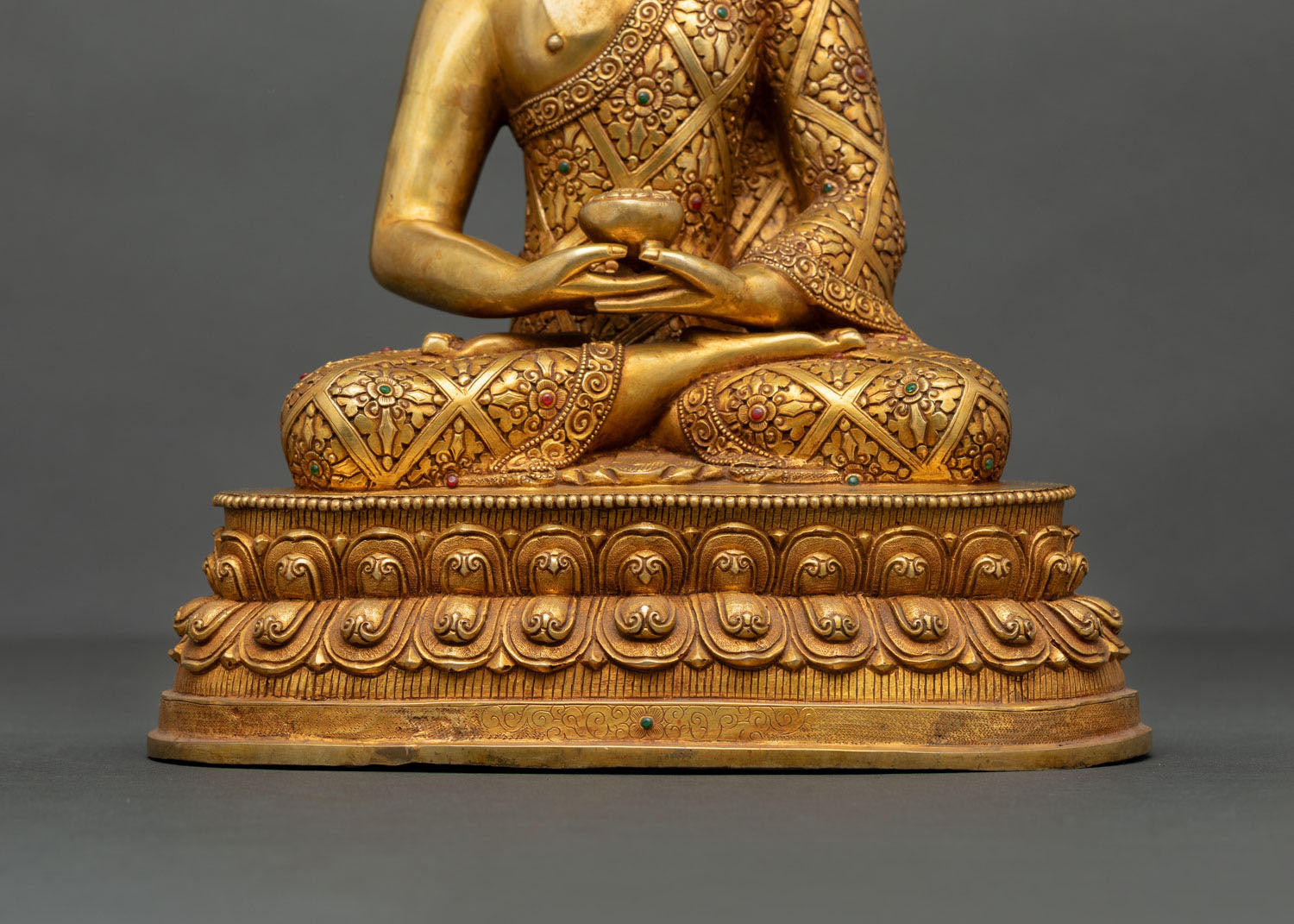 Amitabha Buddha Copper Sculpture | Buddha of Infinite Light