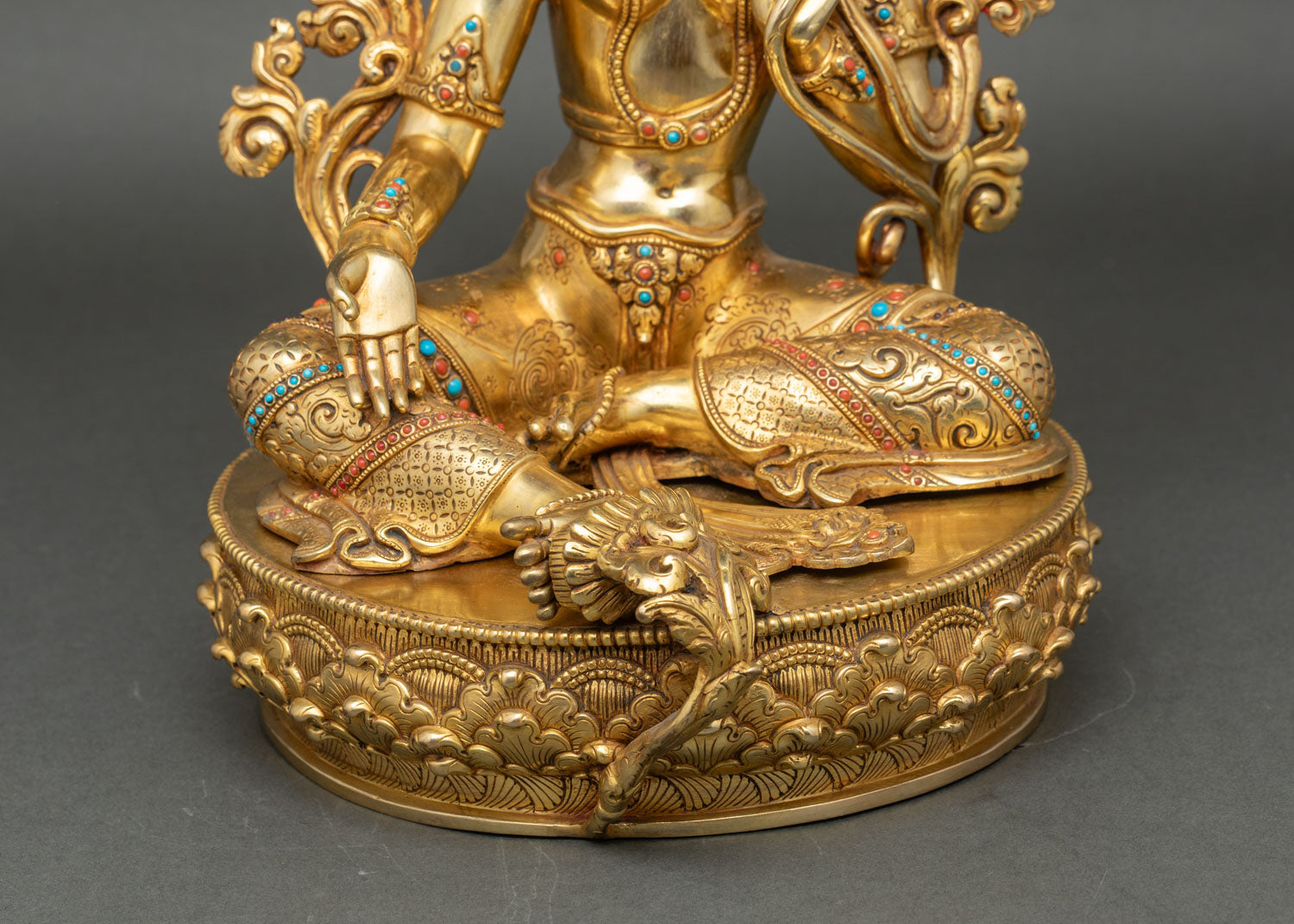 Green Tara Statue – Nepalese Spiritual Artwork