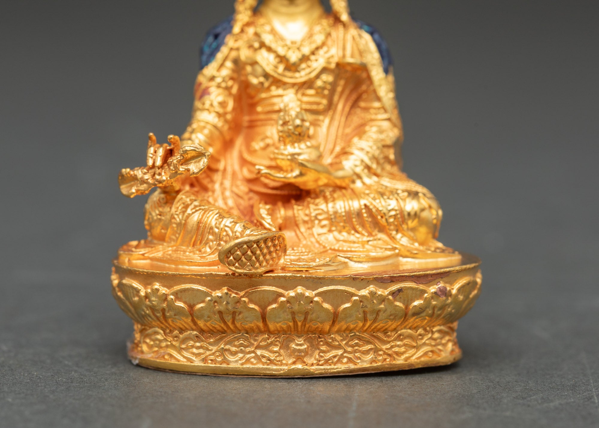 Sacred Guru Rinpoche Statue | Lotus-Born Master Sculpture