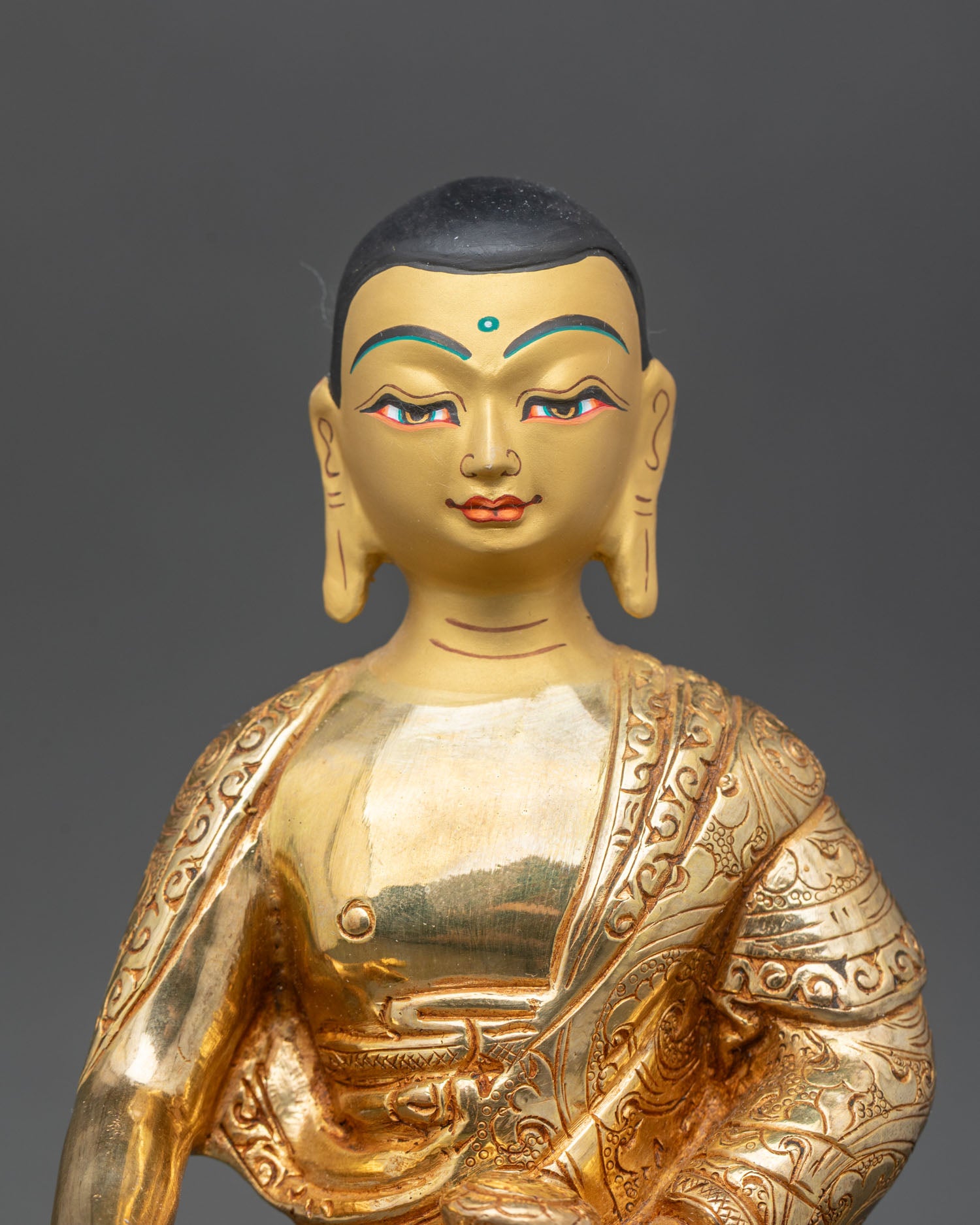 Buddha Two Disciples | Nepalese Handmade Sacred Sculpture