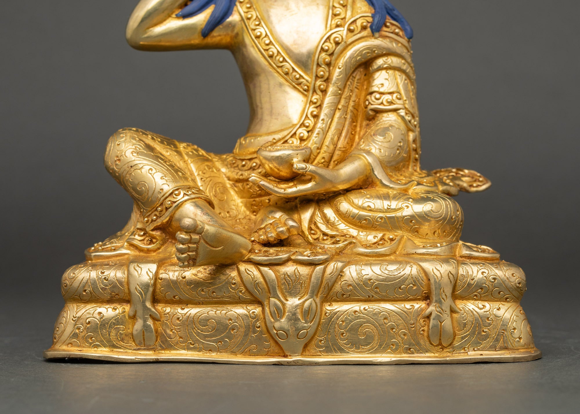 Handcrafted Milarepa Statue | Honoring the Great Tibetan Yogi