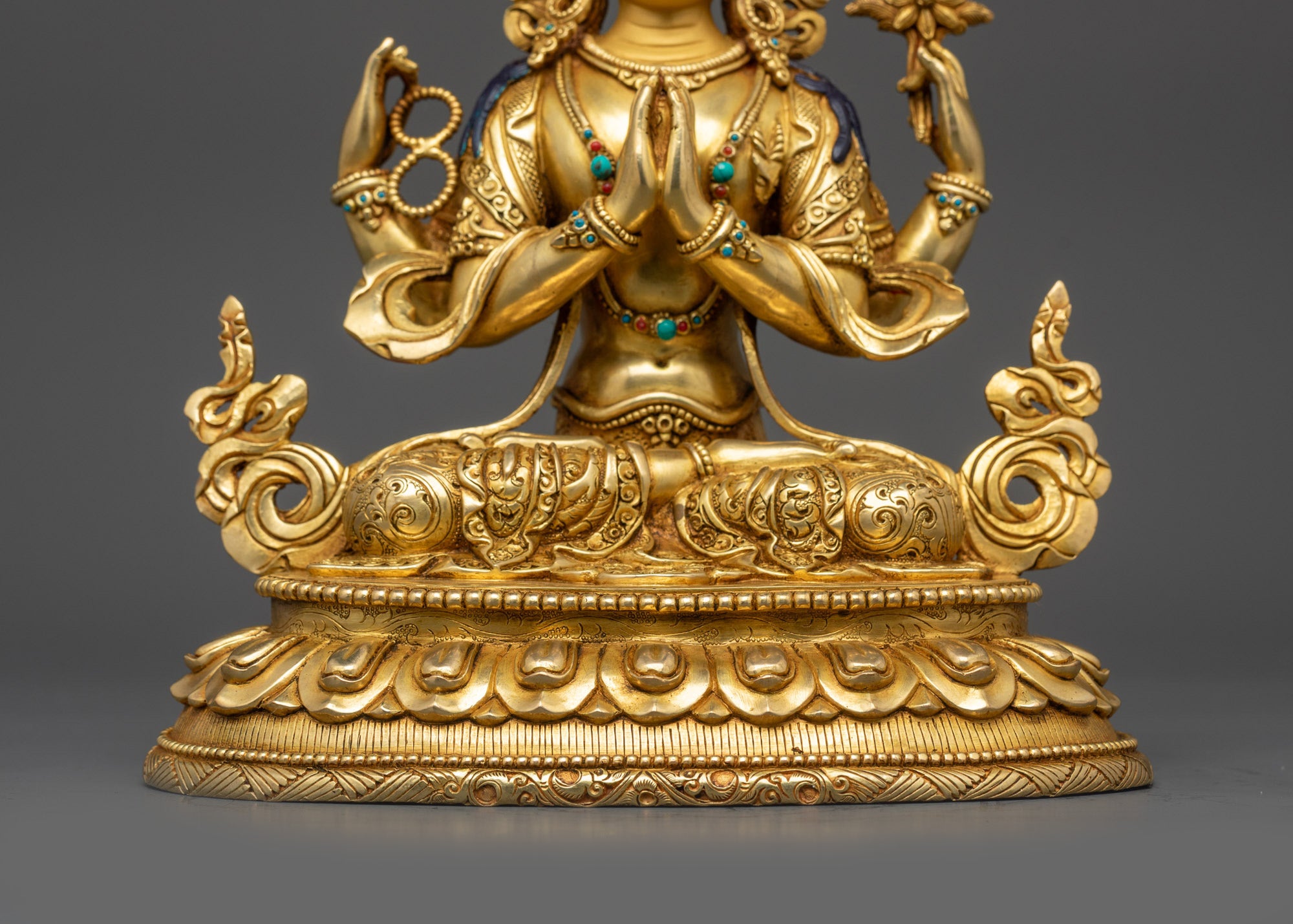 Sacred Bodhisattva Chenrezig Statue | Sacred Himalayan Meditation Idol