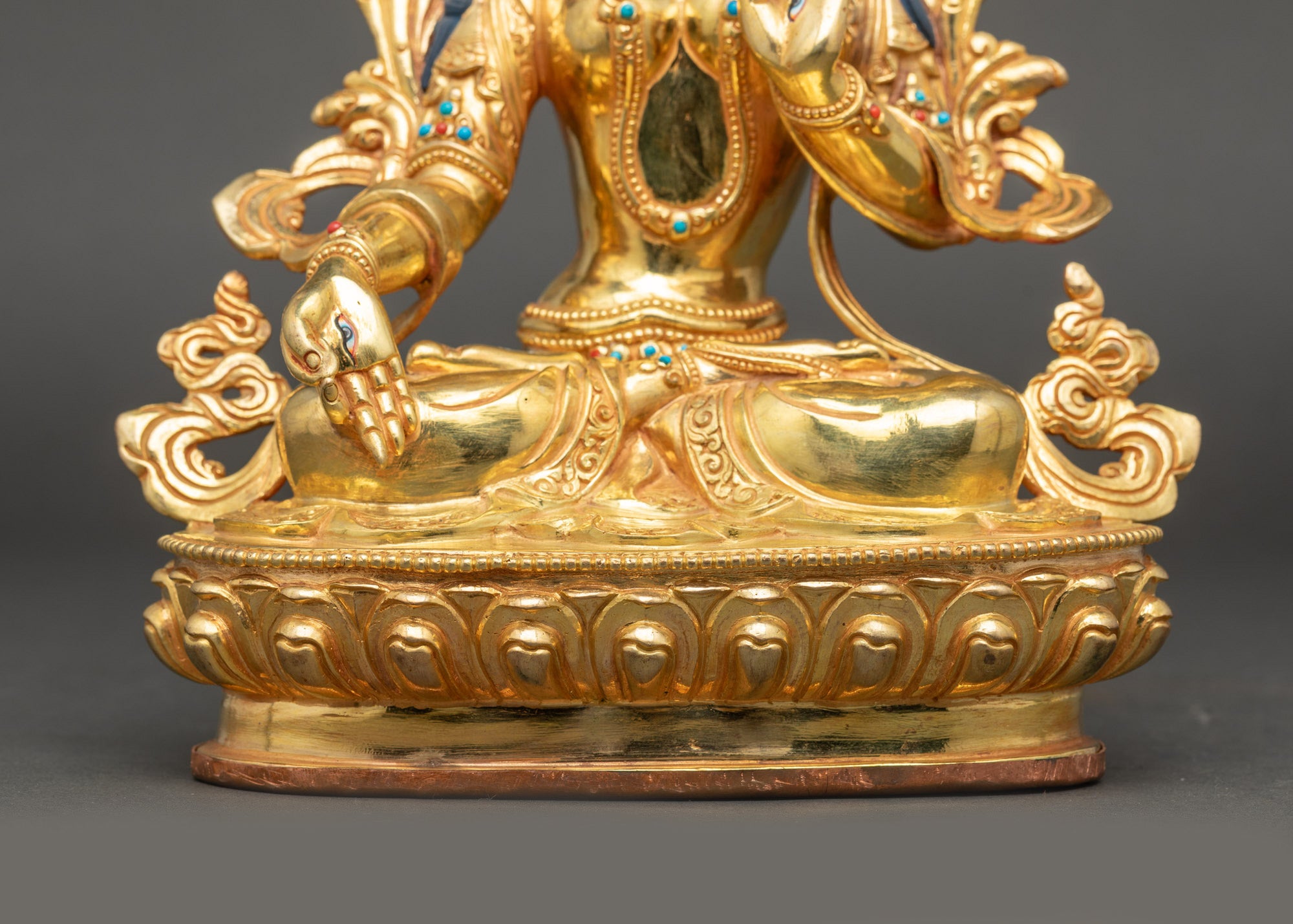 Bodhisattva White Tara Sculpture | Handcrafted Ritual Artwork