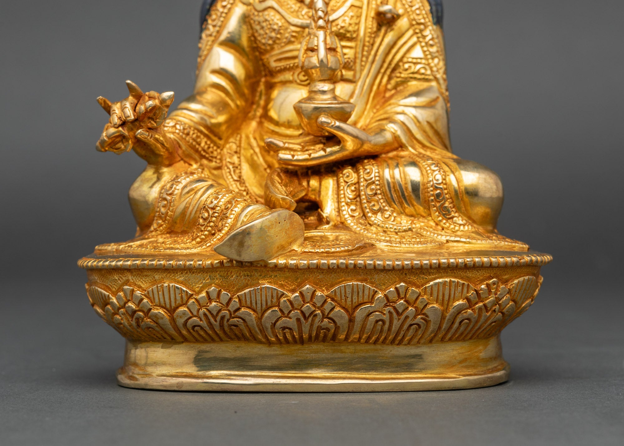 Guru Padmasambhava Sculpture- Himalayan Sacred Artwork
