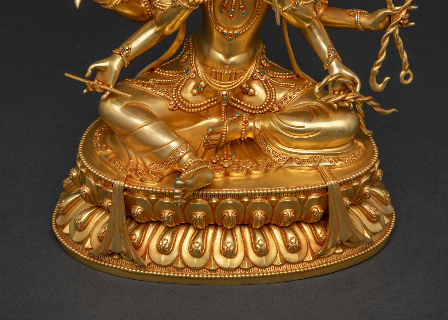 Marichi Statue | Fully Gold Fire-gilded Goddess of Dawn Sculpture