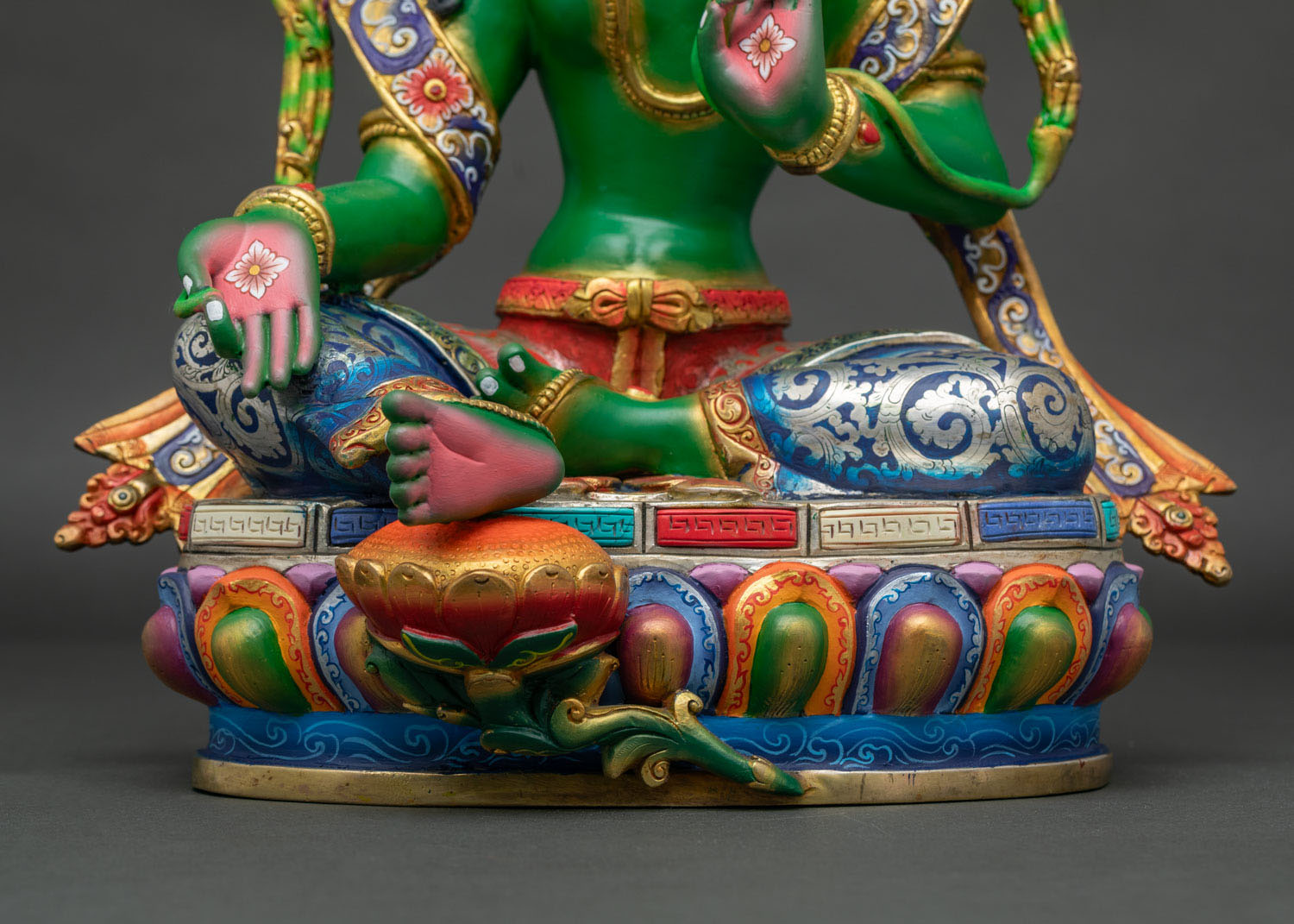 Beautiful Green Tara Statue | The Goddess Who Answers Swiftly