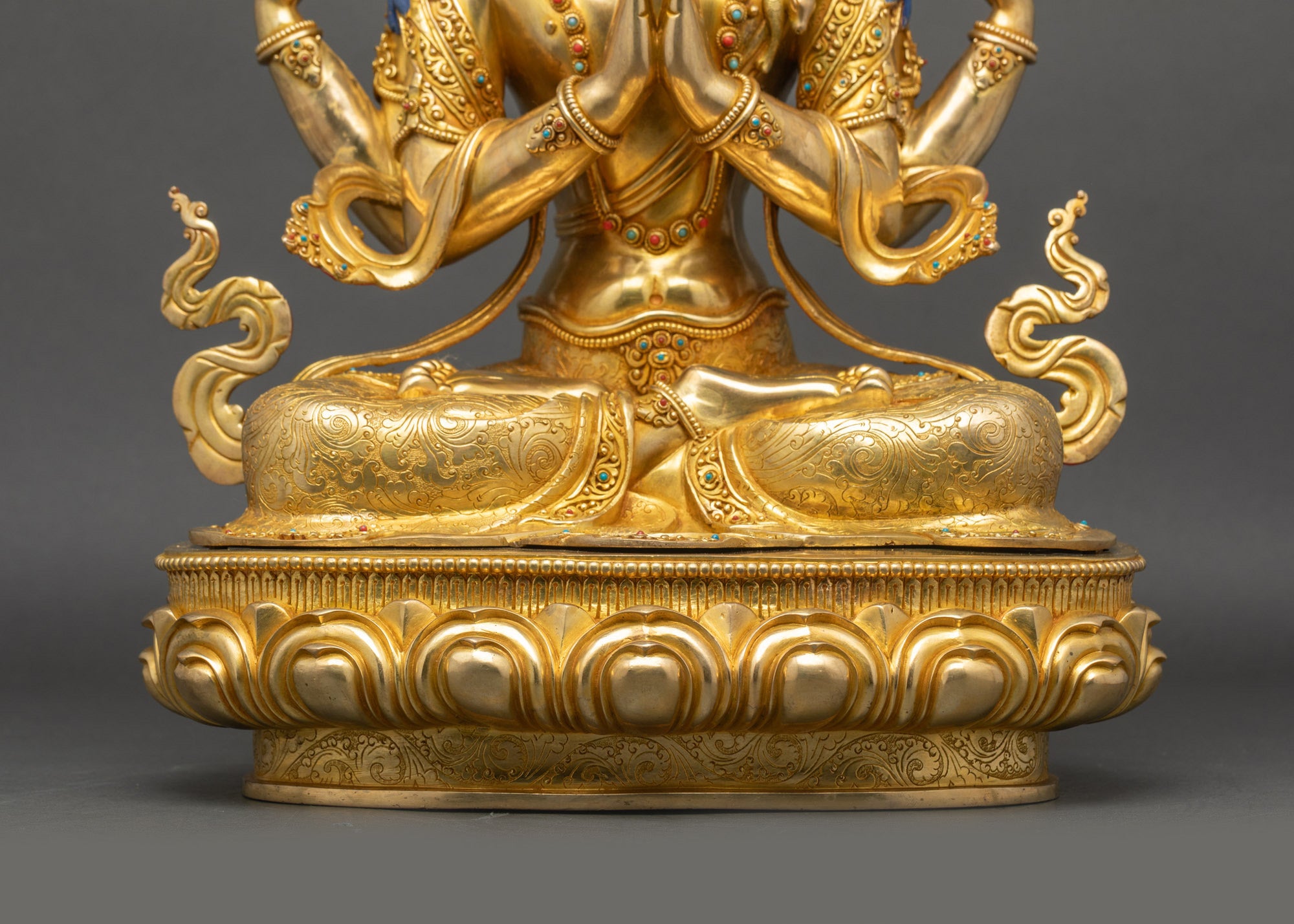 Compassionate Chenrezig Sculpture | Authentic Buddhist Figurine