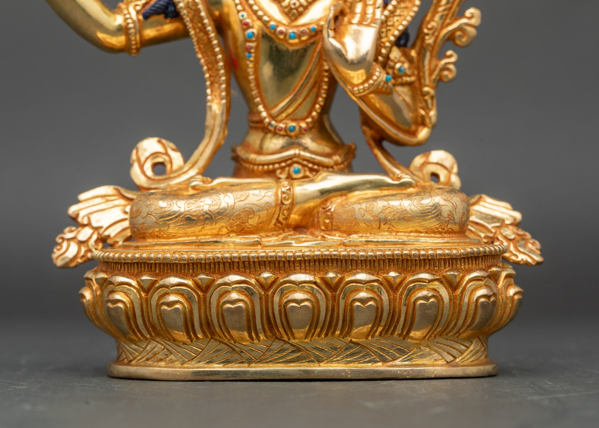 Manjushri Sculpture for Spiritual Wisdom and Empathetic Guidance