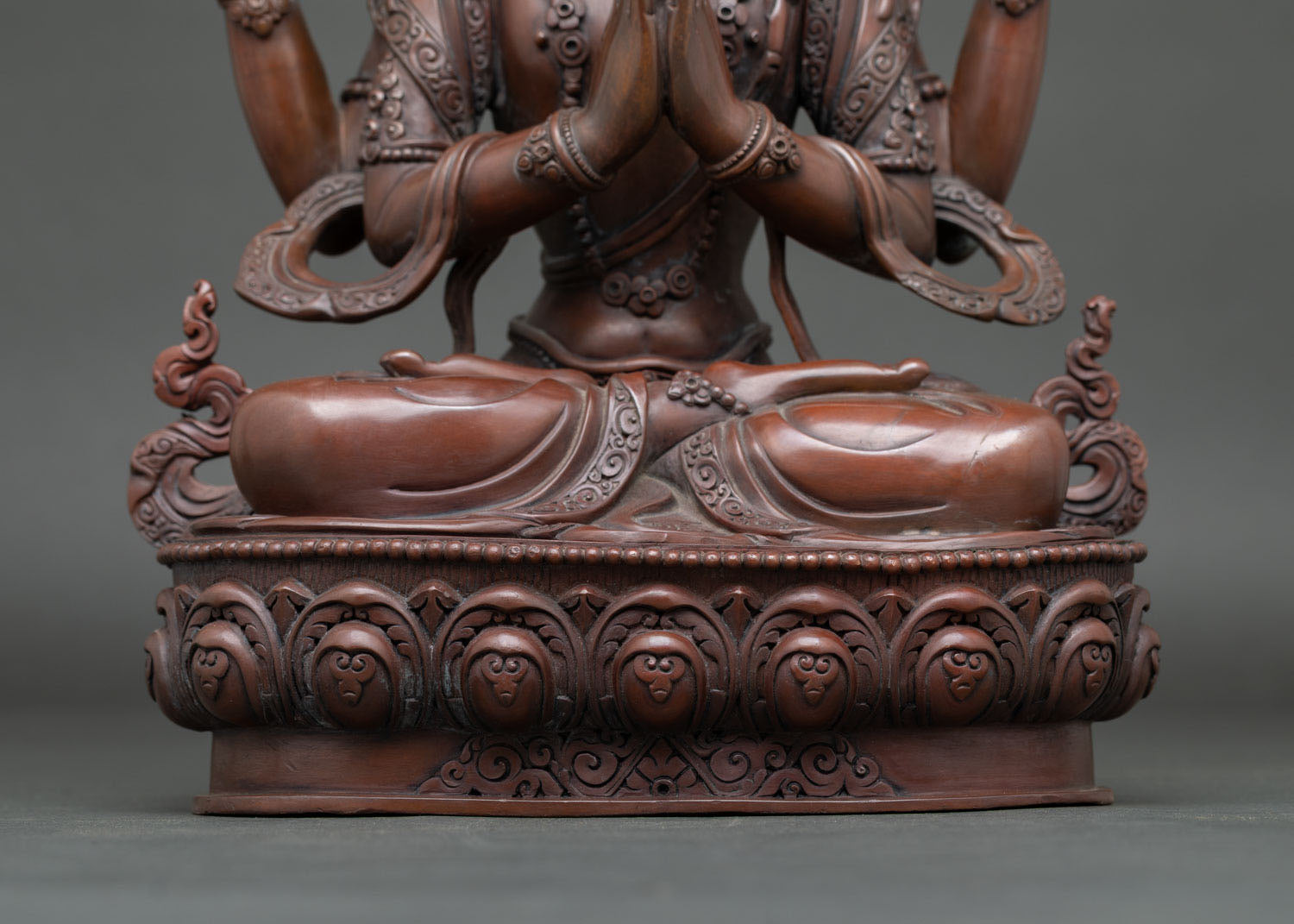 Four-Armed Chenrezig Statue | Tibetan Buddhist Art of Compassion