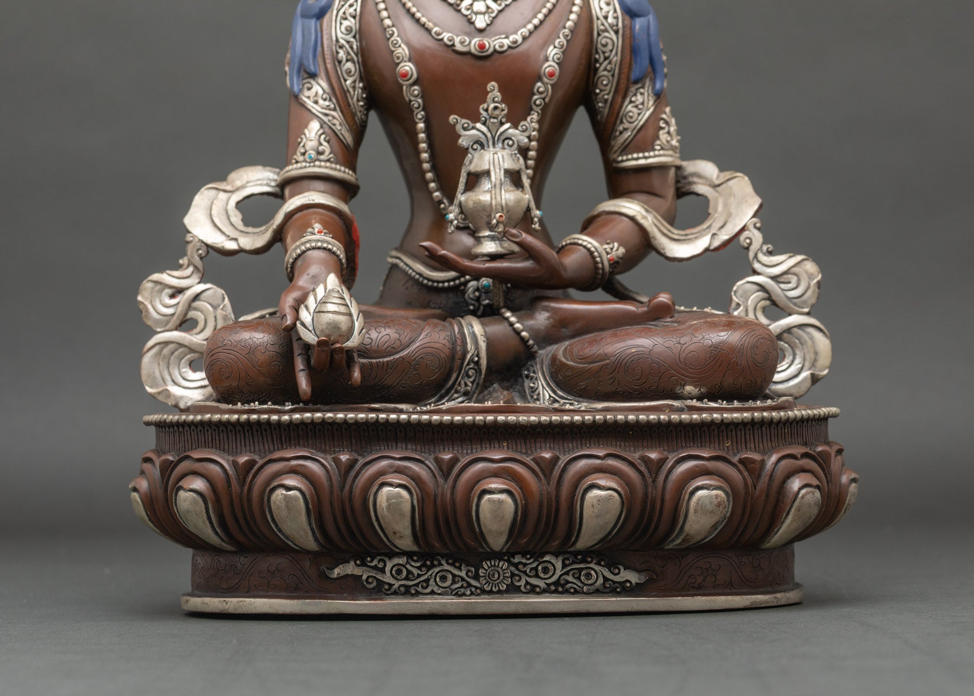 Oxidized Kshitigarbha Statue | Enlightenment Through Art and Faith