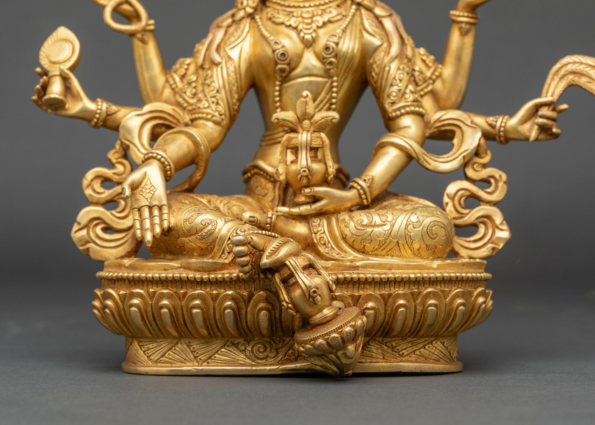 Vasudhara Copper Statue | Buddhist Goddess of Abundance Nepal